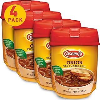 Osem Onion Soup Mix, Savory Flavor, 14.1oz (Pack of 4)