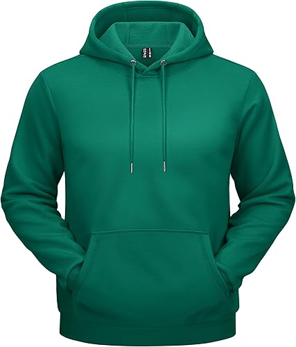 TACVASEN Sudadera deportiva con capucha para hombre, con forro polar, suave, casual, con bolsillo