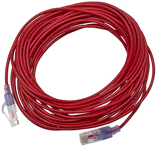 Vista 170 de Monoprice SlimRun Cat6A - Cable de conexión de red Ethernet, Blanco