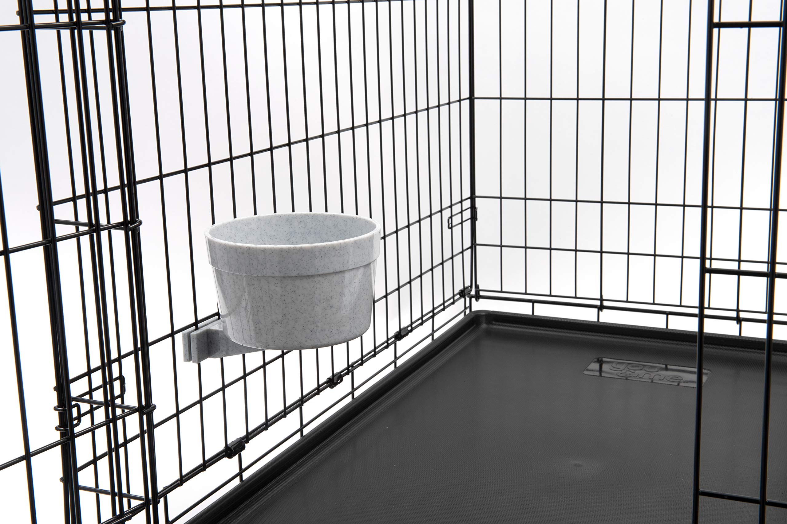 Lixit (2 Pack) Crock Large Breeds Jumbo High Density Polystyrene Bowl 40 oz