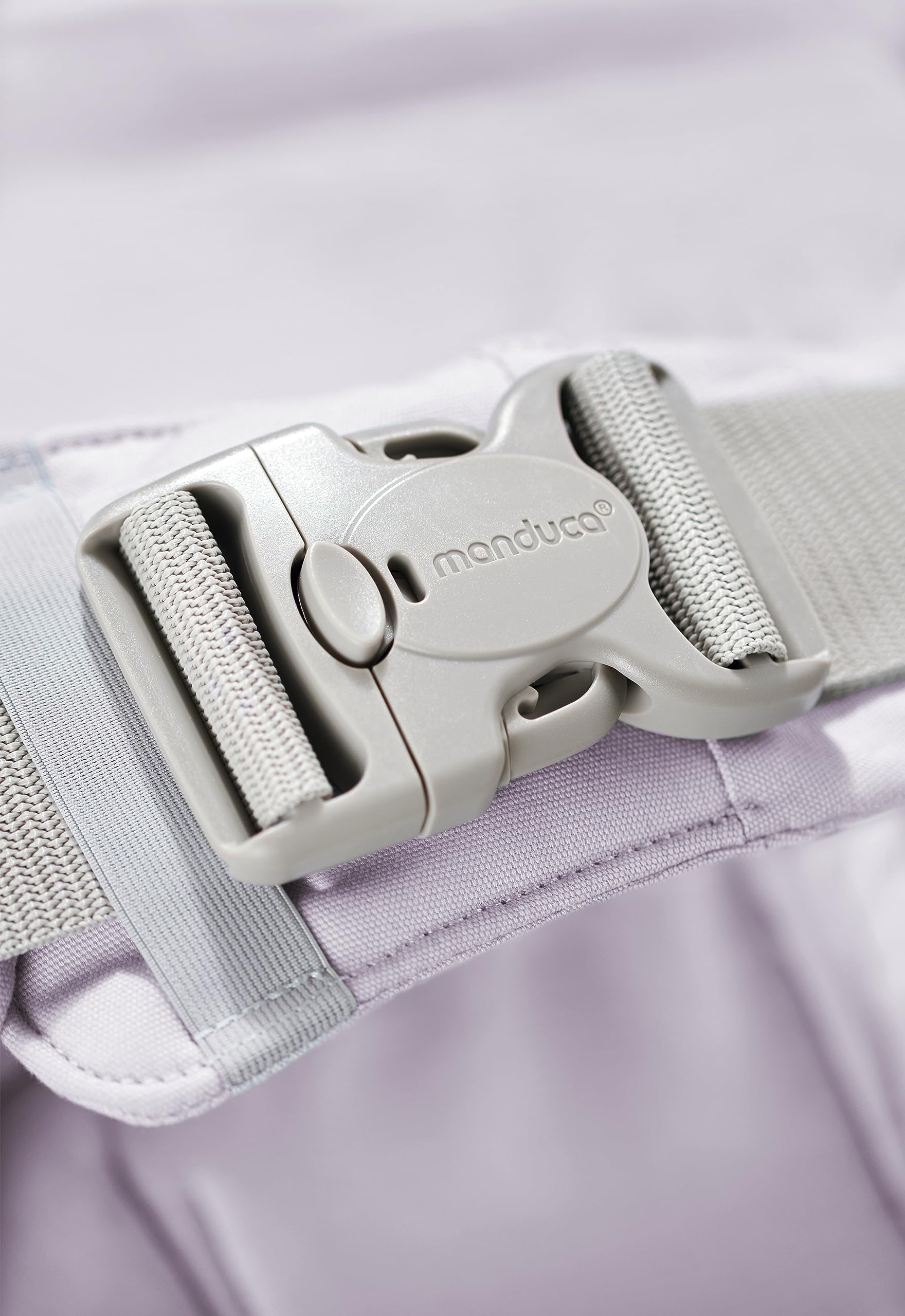 manduca FIRST Marsupio Neonati > < Marsupio Ergonomico in Cotone Biologico, per Neonati dalla Nascita e Bambini de 3,5 a 20 kg (Lavender)