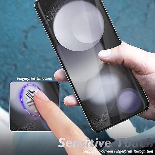 Miniatura 4 de Orzero Paquete de 3 protectores de pantalla interiores compatibles con Samsung Galaxy Z Flip 5 5G, TPU suave de alta calidad de borde a borde HD,