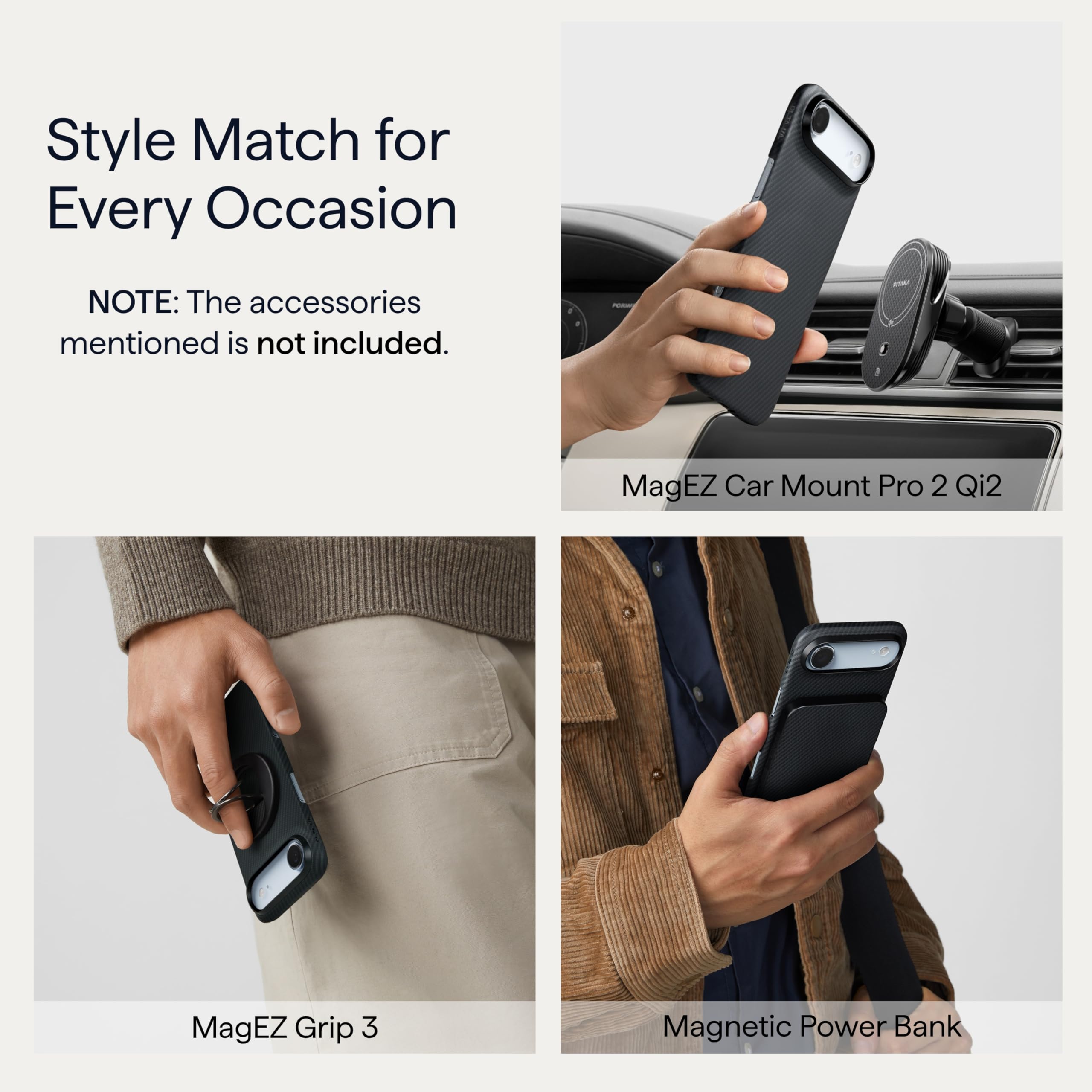 pitaka Magnetic iPhone Air Aramid Fibre Protective Case with