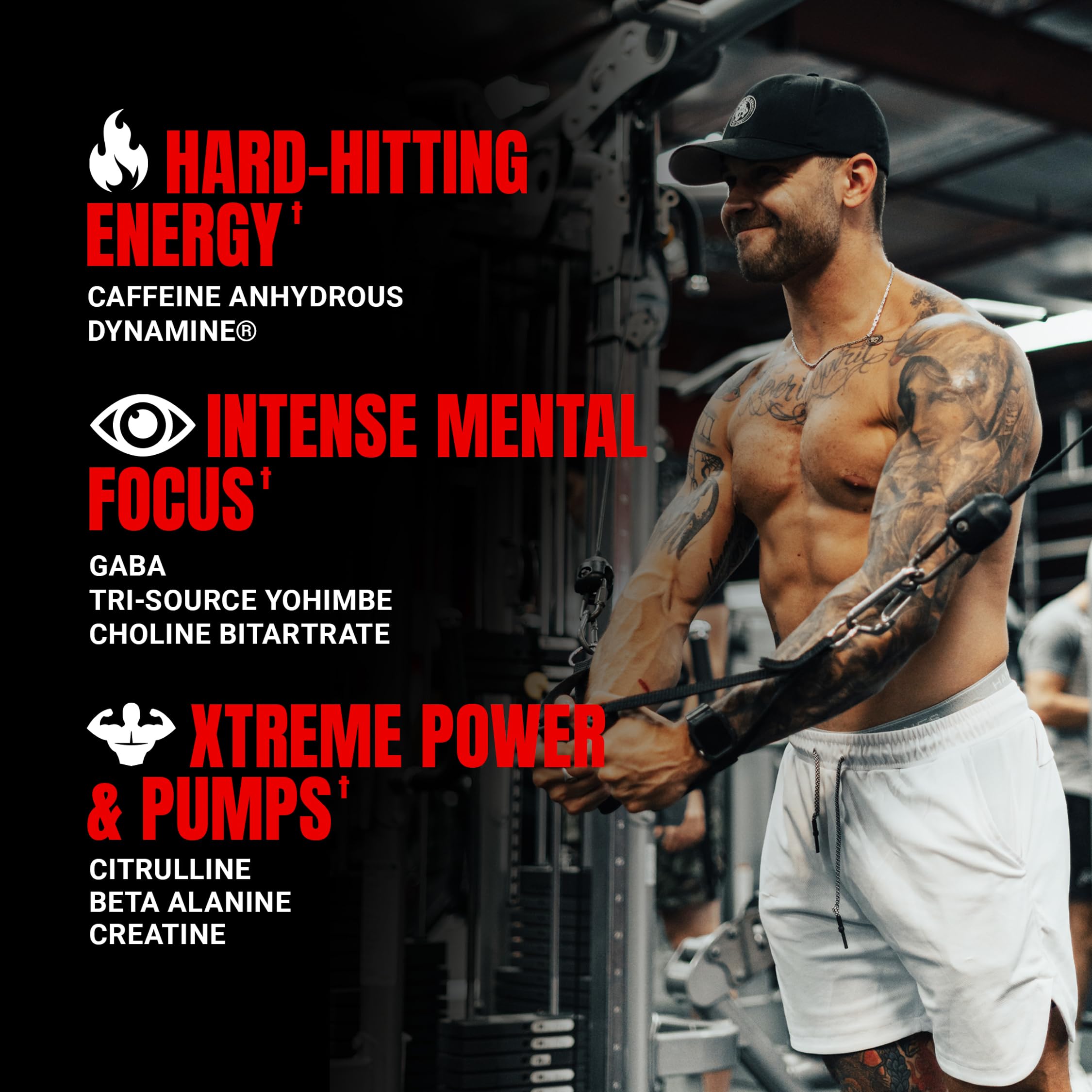 ProSupps Mr. Hyde Xtreme Pre Workout Powder with Creatine, Fruit Punch — Amazon image 3