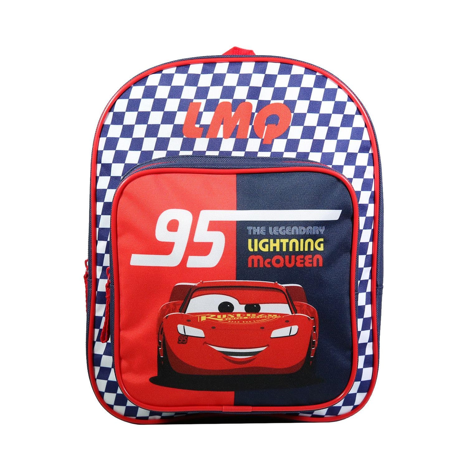 Bagtrotter Sac à dos 31 cm avec poche maternelle Cars Rouge et bleu