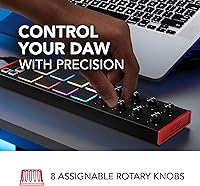 Vista 7 de Beat Maker Bundle - AKAI Professional LPK25 y LPD8 - Teclado MIDI USB con 25 teclas de sintetizador y controlador MIDI USB con 8 almohadillas