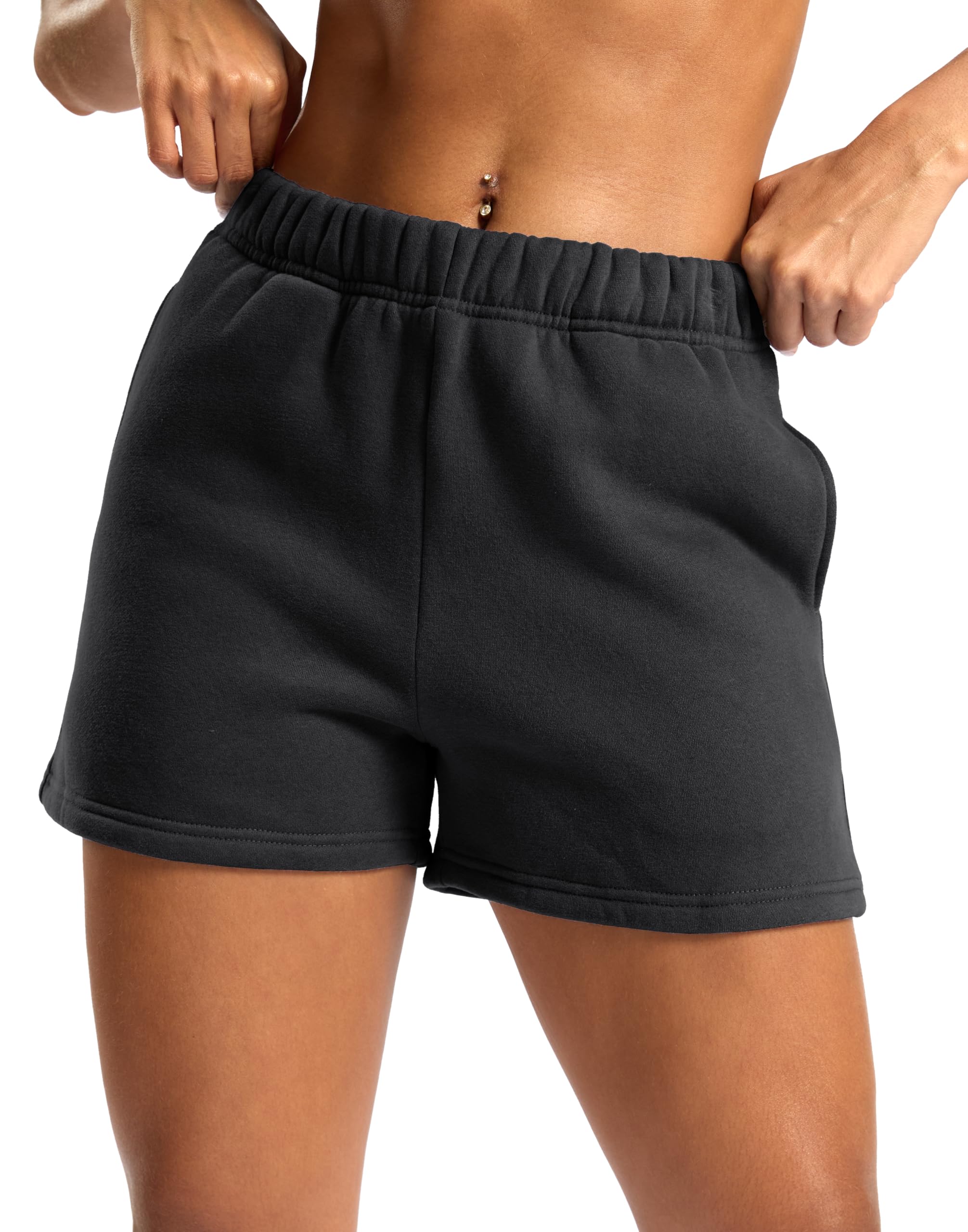 Soothfeel Women's Sweat Shorts with Pockets