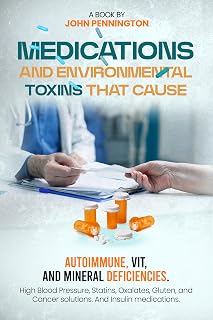 Medications and Environmental Toxins that cause autoimmune VIT and mineral deficiencies