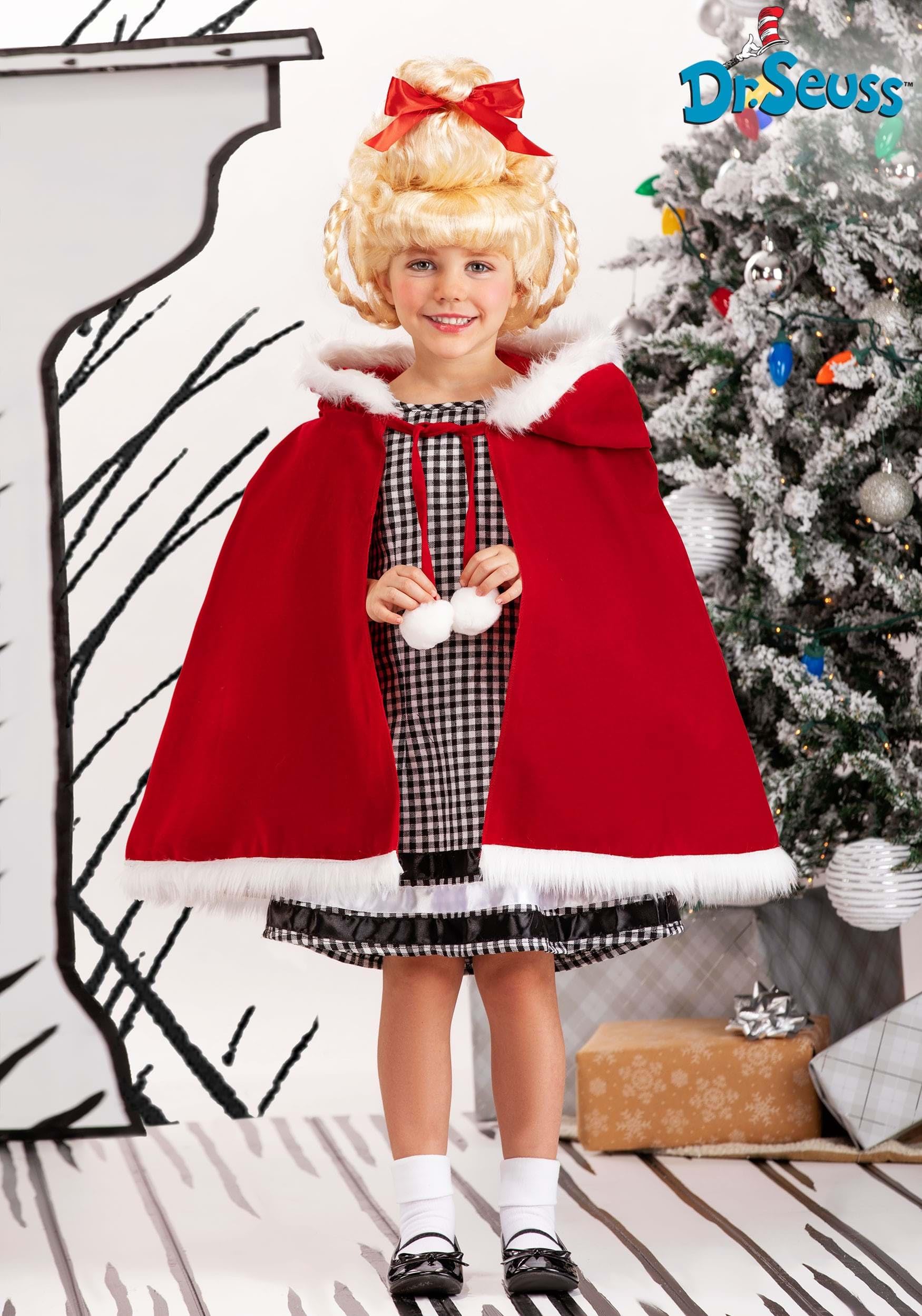 cindy lou christmas dress Cindy Lou Who Grinch Dress Girls Christmas How The Grinch Stole Christmas Cindy-Lou Who Cosplay