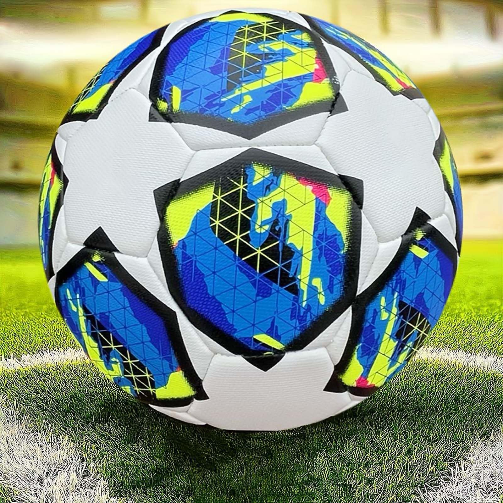 2024 League Football, League Ball 2024, Fußball Champions, Fußball Fanartikel Fußballliebhaber Geburtstagsgeschenk Regulär Nr. 5 Ball, Kinder Leichter Trainingsfußball für Jungen/Mädchen