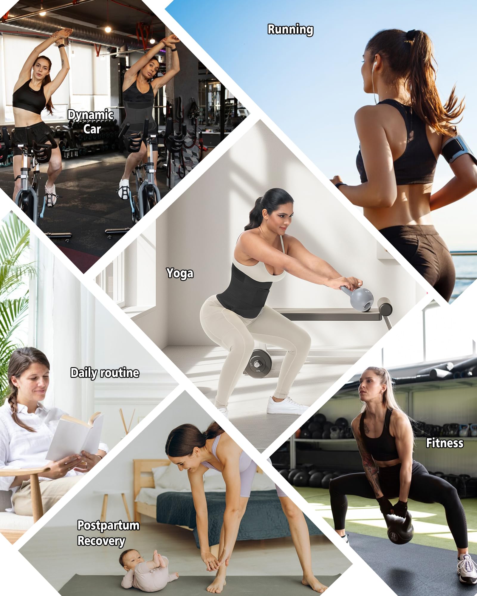 Ceinture d'entraînement pour femme et homme Ceinture abdominale Contrôle du ventre Ceinture d'entraînement Ceinture de sudation Sport Sauna Suit
