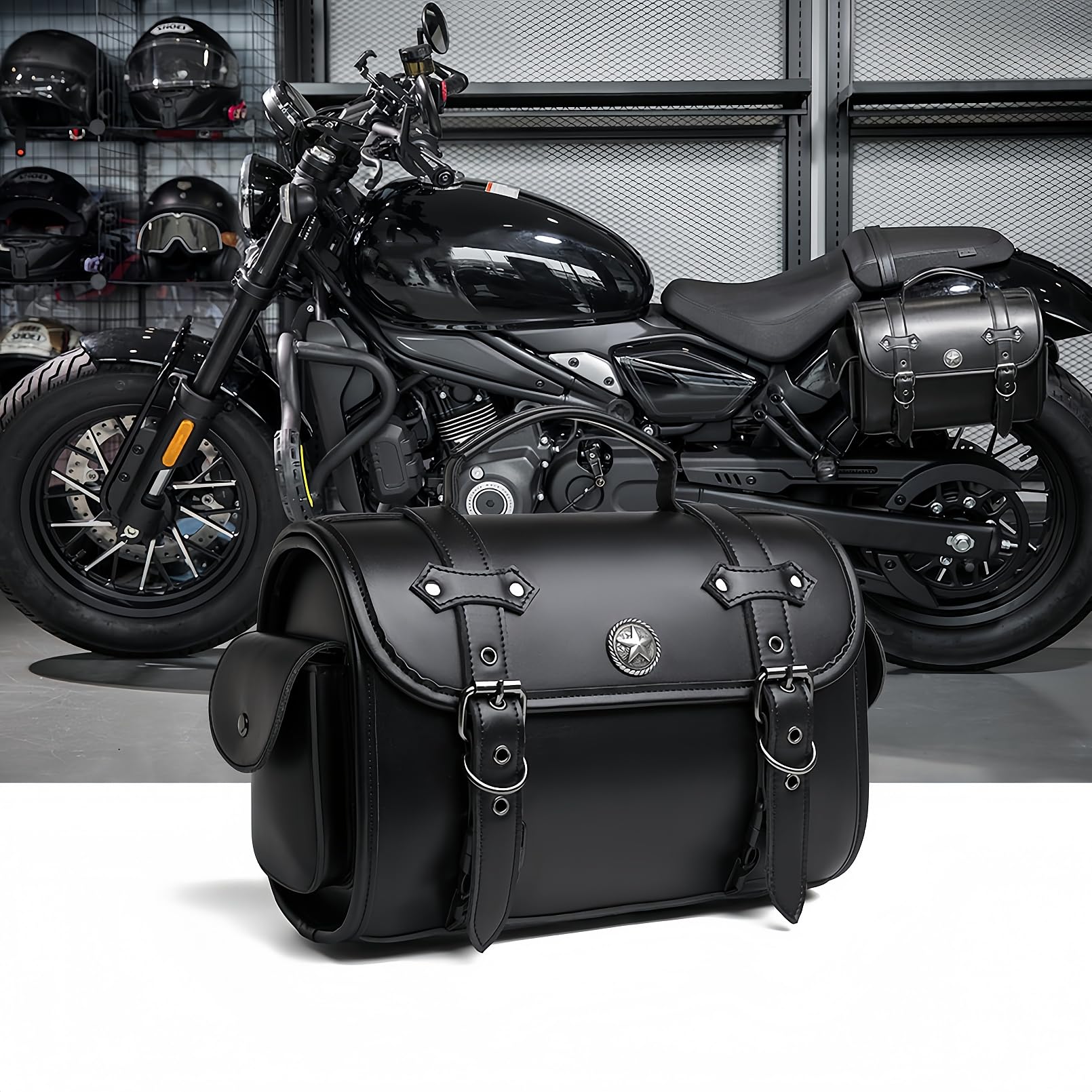 サドルバッグ 防水 バイク用 2個セット 大容量 サイドバッグ ブラックハーレー Amazon | BAVBAV バイクバッグサイド 大容量 ツーリング用 PU 防水
