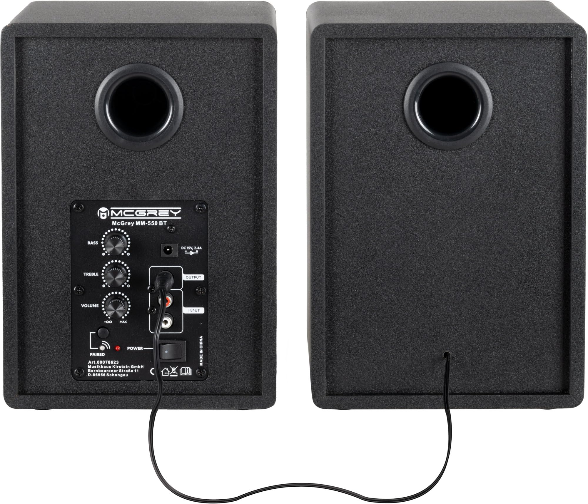 McGrey MM-550BT Altoparlanti Attivi Multimediali, Diametro tweeter: 1" (25