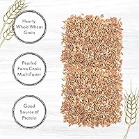 Vista 3 de Roland Foods Farro italiano perlado, alimento importado especializado, bolsa de 47.9 onzas, paquete de 1