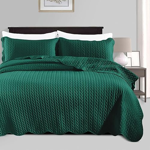 Vista 331 de IR Imperial Rooms - Juego de colcha individual (68 x 86 pulgadas) + 1 funda de almohada (20 x 26 + 2 pulgadas), 2 piezas, ligera, reversible