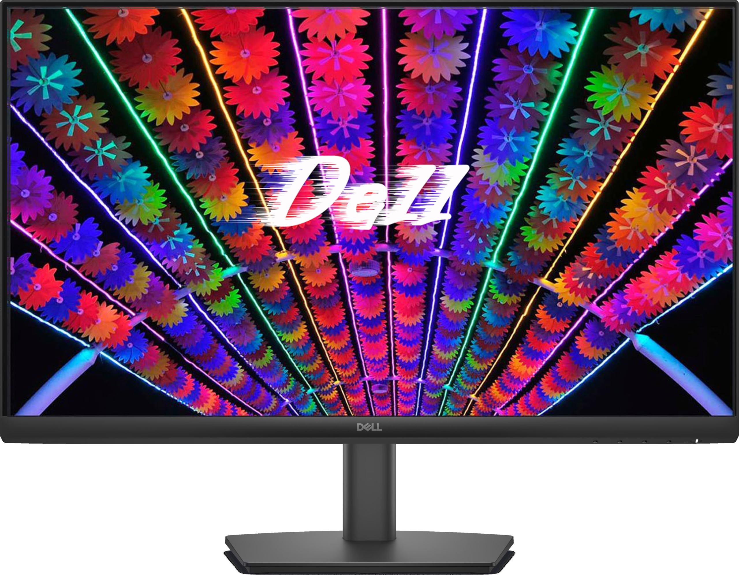 Dell E24 Series Monitor - 24 inch IPS LED FHD 100Hz - AMD FreeSync - VESA, 16:9 Monitor, Response Time, Low Blue Light, Flicker Free, Anti-Glare, 1 x DisplayPort, 1 x HDMI, 1 x VGA, Black