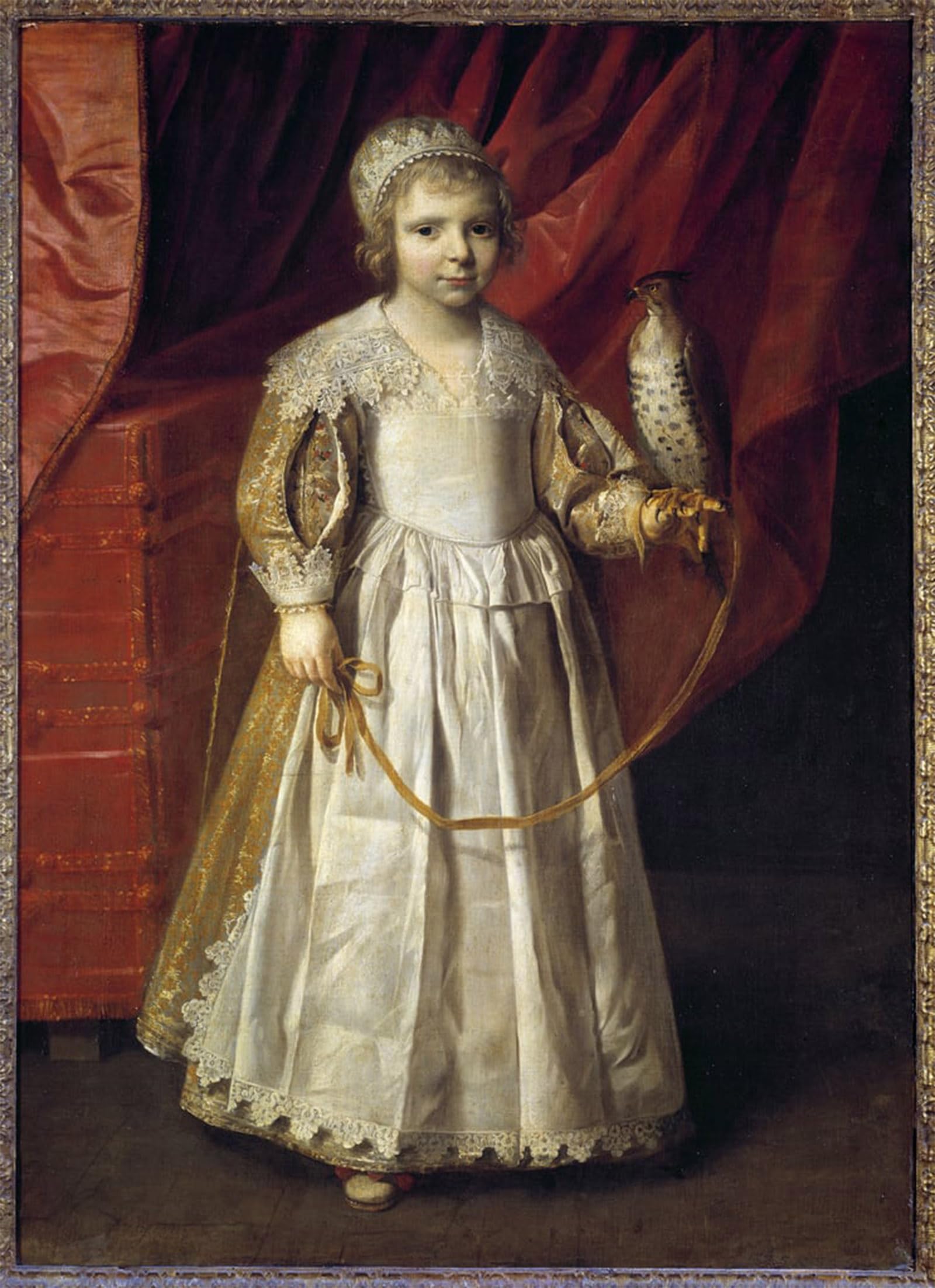 POSTERIIk Famous Modern Artwork Art Mural Portrait of Anne Marie De Chevreuse Daughter of by Philippe De Champaigne Oil Paintings Pictures for Home Decor 60x90cm