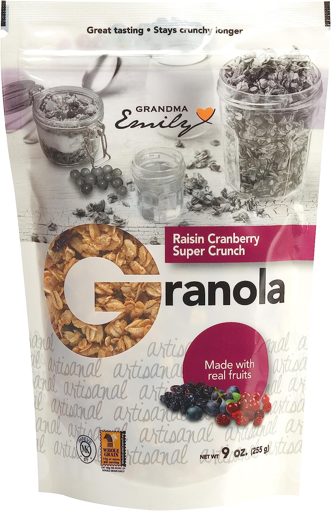 Millville Whole Grain Crunchy Granola Raisin Bran Breakfast