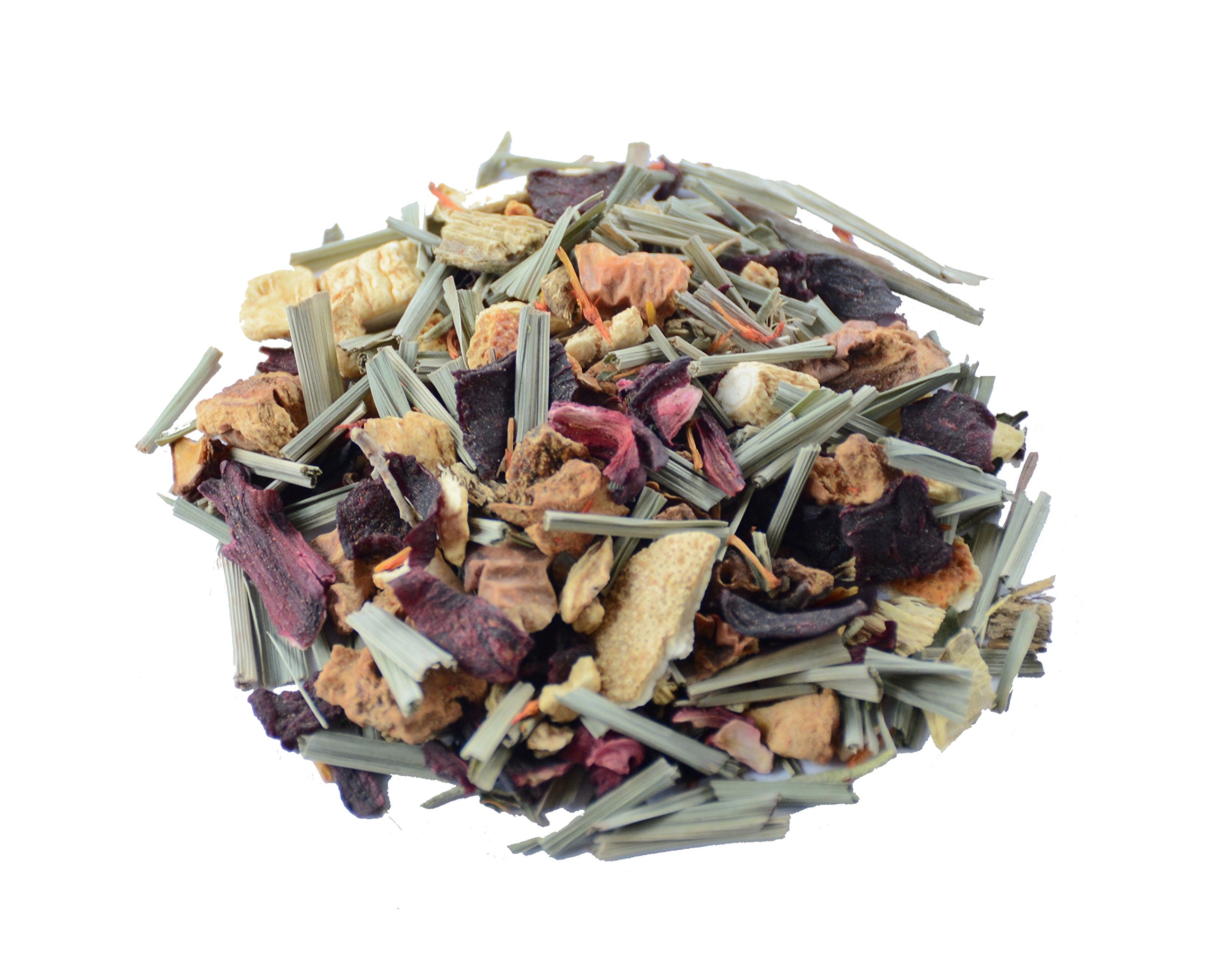 Herbata ziołowa luźna 500 g, owocowa mieszanka herbaty ziołowej z żeń-szeniem, imbirem, trawą cytrynową, burakami, korzeń lukrecji, TeaClub żeń-szeń Soul herbata ziołowa