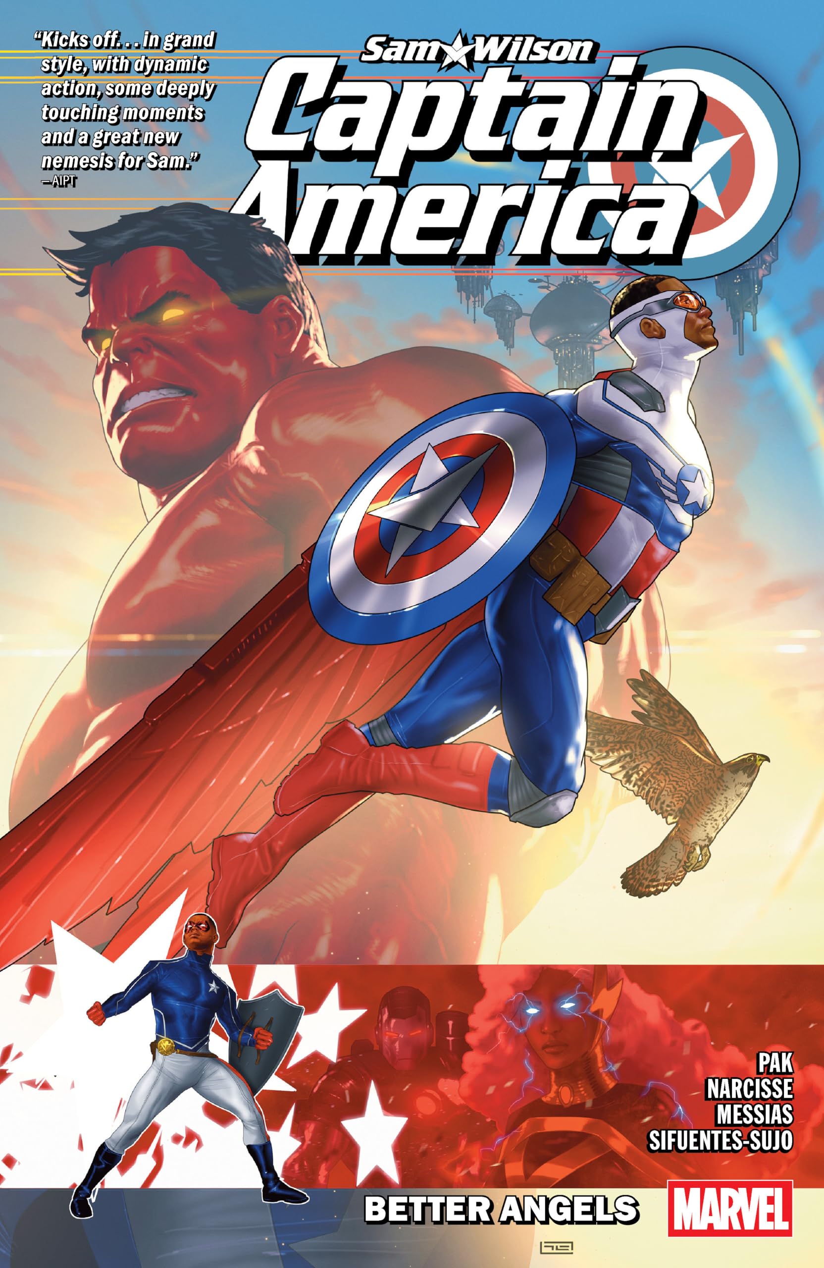 SAM WILSON CAPTAIN AMERICA BETTER ANGELS GRAPHIC NOVEL Collects 5 Part Series