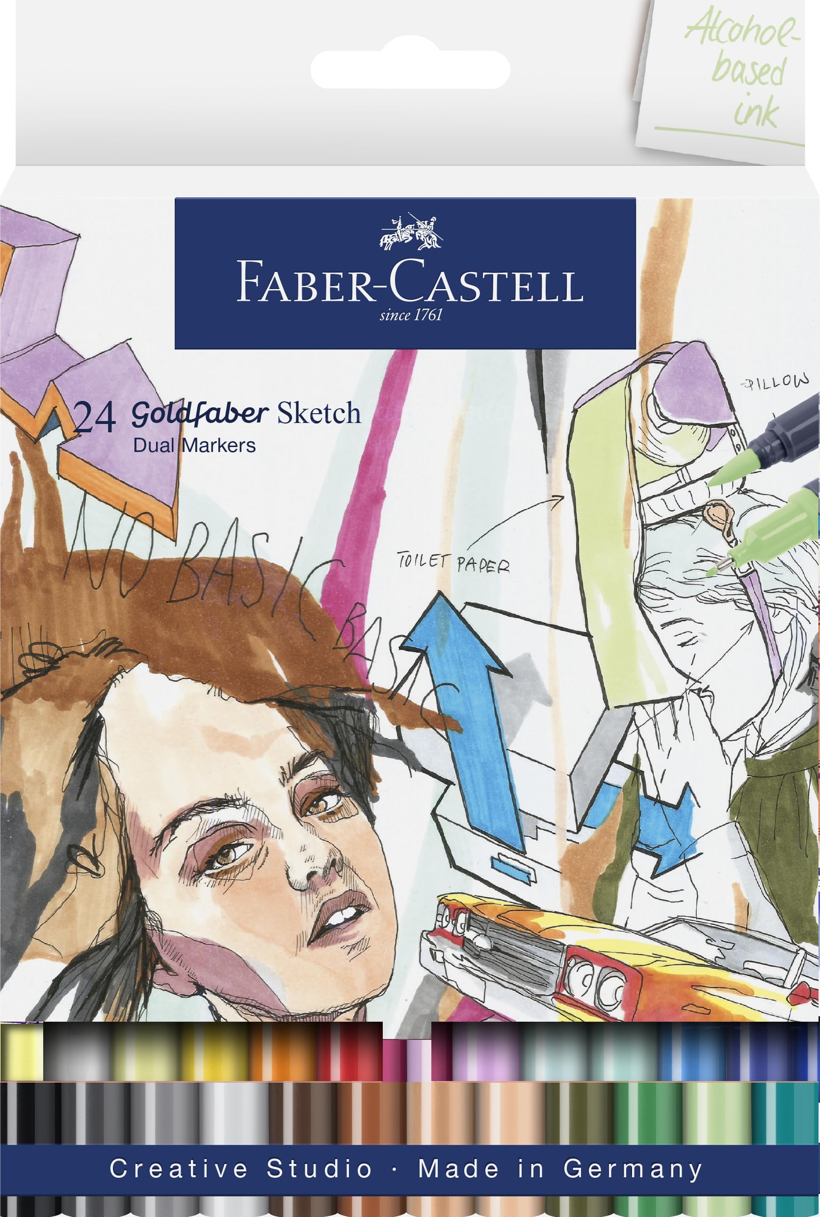 Faber-Castell - Goldfaber Sketch Marker, 24 couleurs