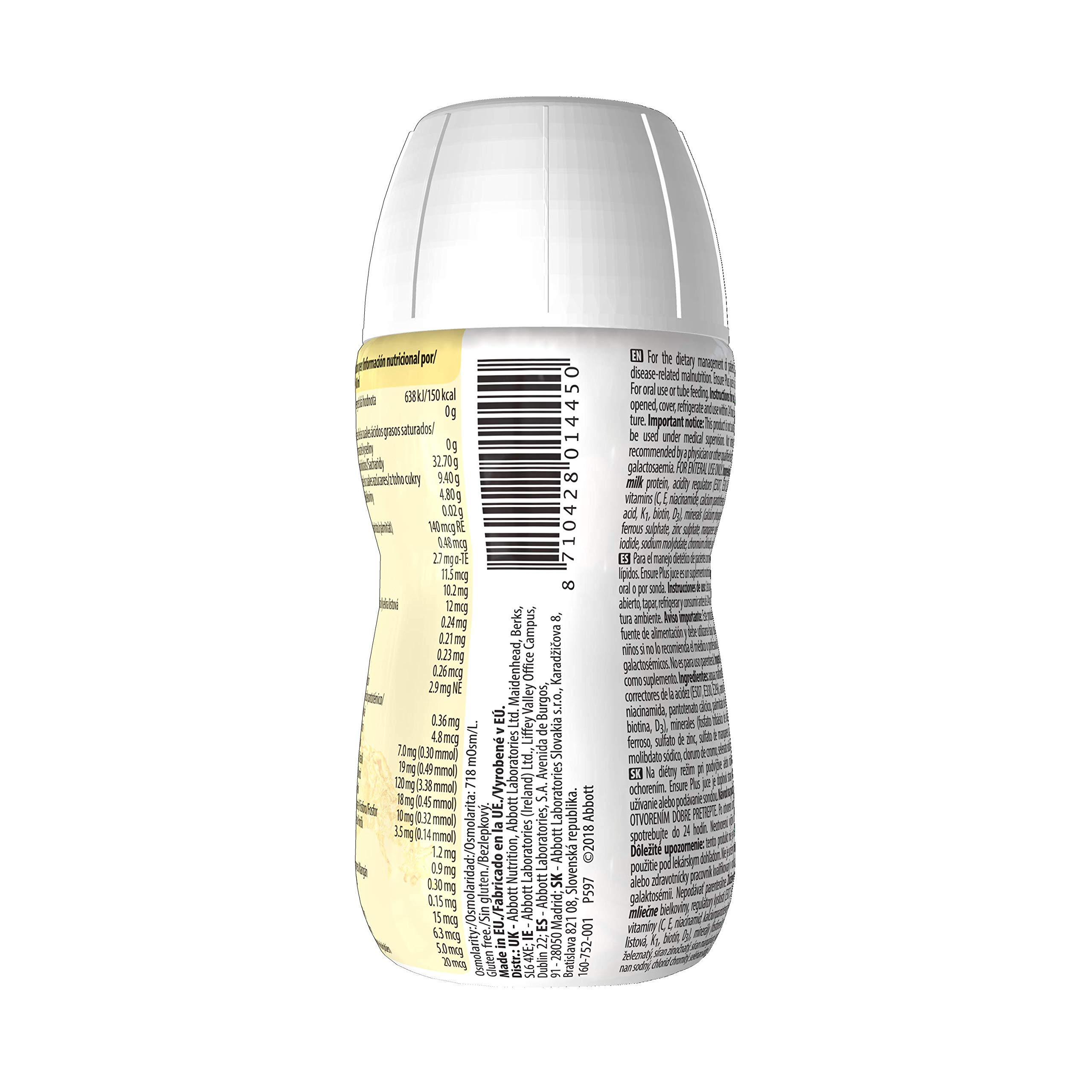 Buy Ensure Plus Juice Nutritional Supplement Drink, Juice Style, Apple