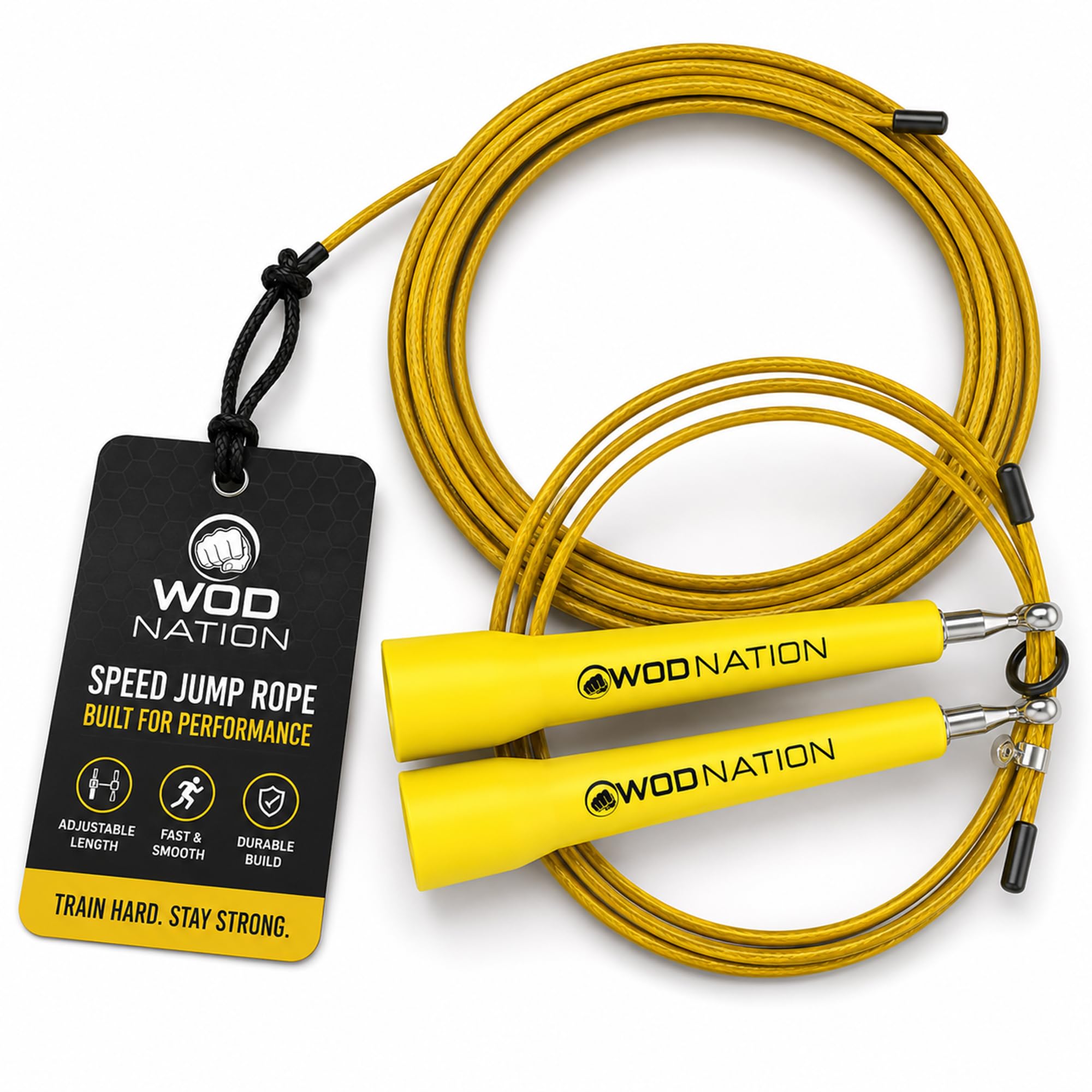 Amazon | WOD Nation スピードジャンプロープ - 耐久トレーニング用