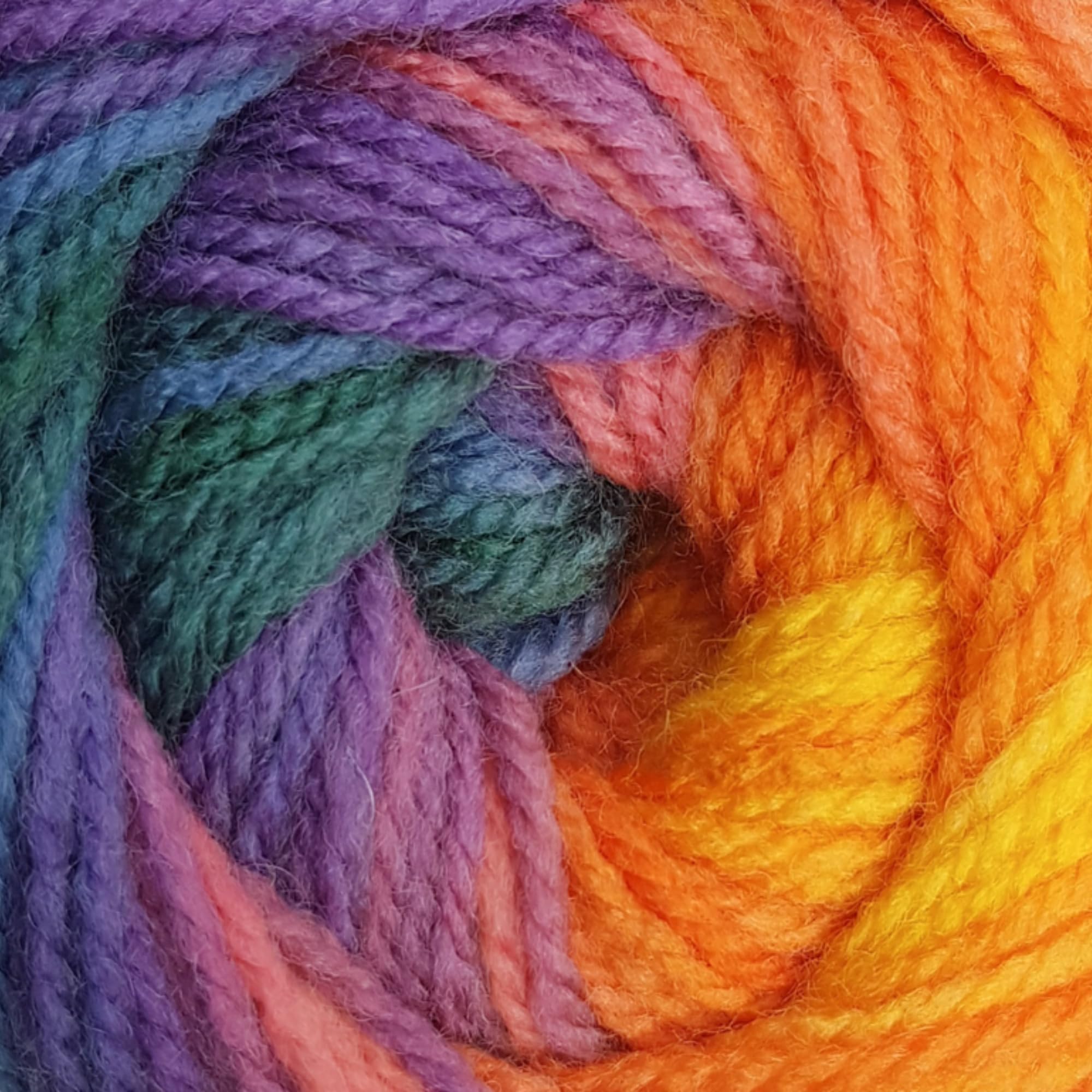 Aurora DK 100g - James C Brett - Multicoloured Ombre Effect Wool Yarn for Knitting and Crochet Double Knit (AU 01)