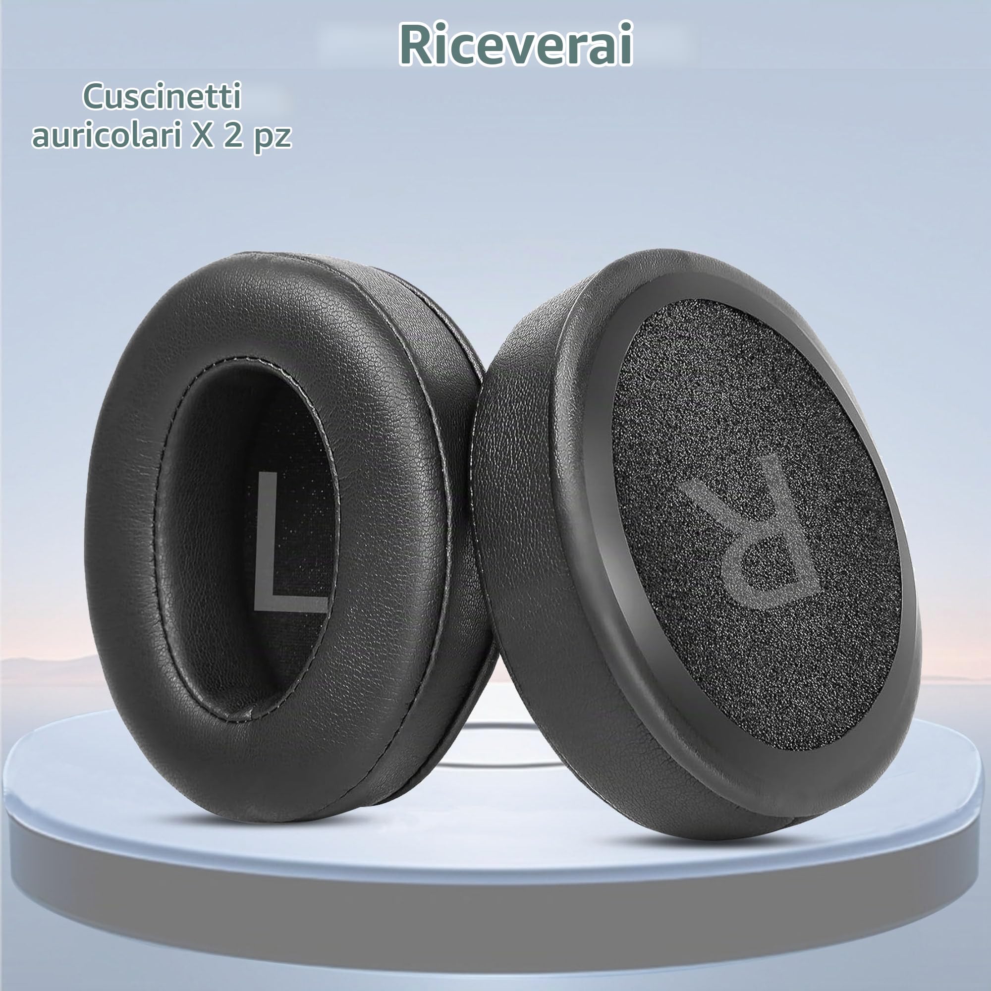 YunYiYi TT-BH085 - Cuscinetti auricolari di ricambio compatibili con SoundSurge 85/SoundSurge 90/TT-BH090, cuscinetti auricolari di ricambio (pelle proteica YunYiYi TT-BH085 - Cuscinetti auricolari di ricambio compatibili con SoundSurge 85/SoundSurge 90/TT-BH090, cuscinetti auricolari di ricambio (pelle proteica