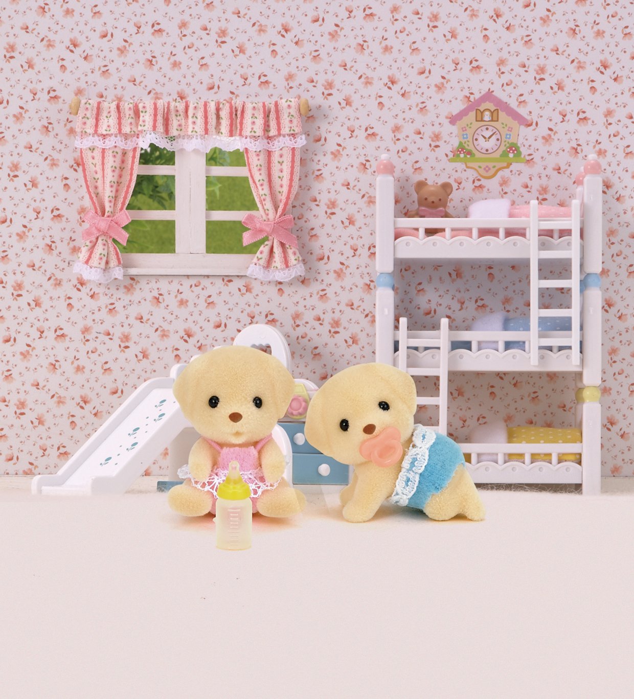 Amazon.co.jp: Sylvanian Families Labrador Twins, Yellow : おもちゃ