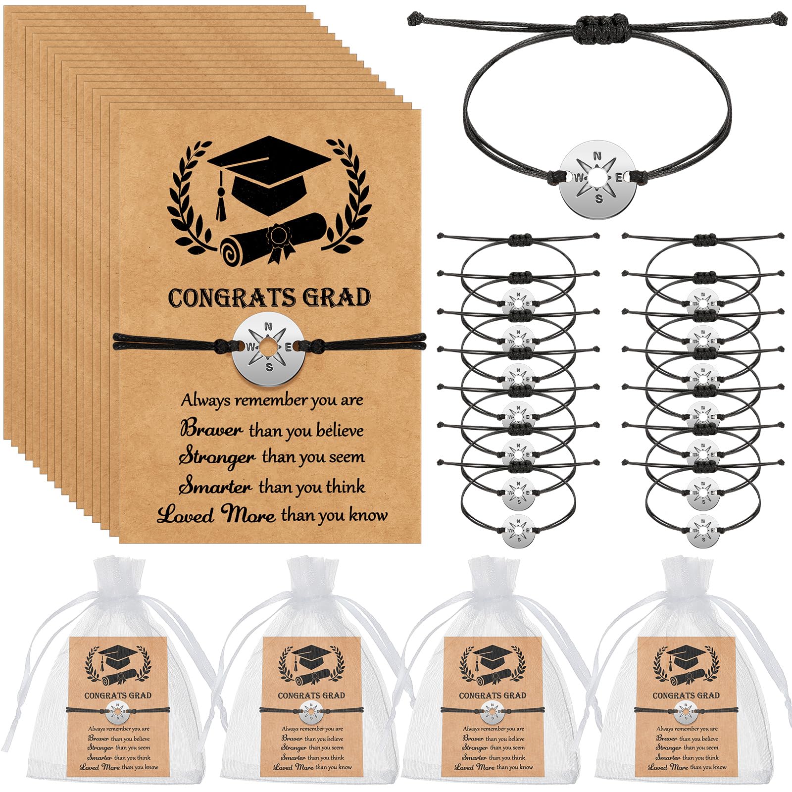Bracelets de remise de diplôme classe de 2024 souvenir collège lycée - 7