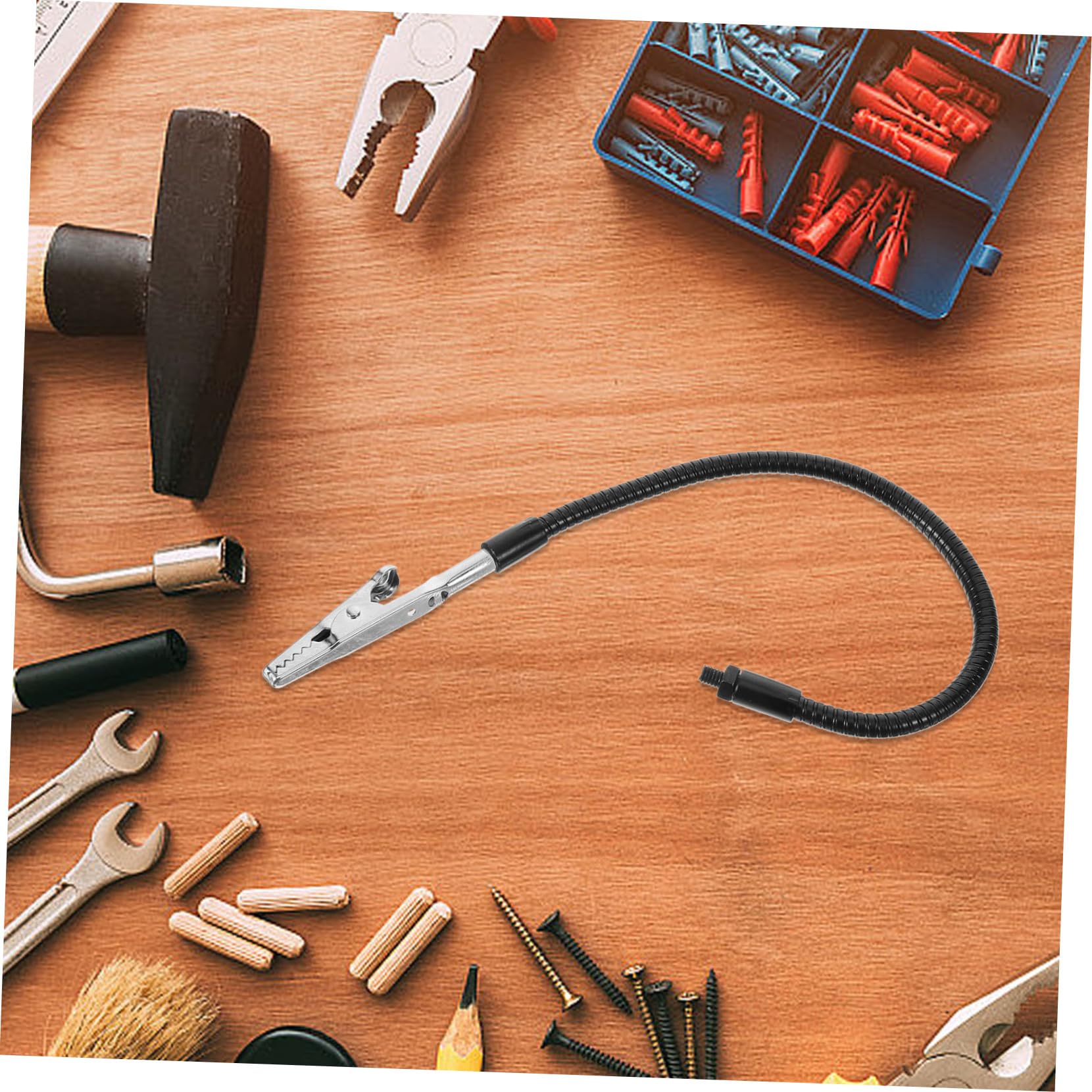 SOLUSTRE 2pcs Precision Soldering Tool Alligator Shaped Helping Hands Photo Display Clamp