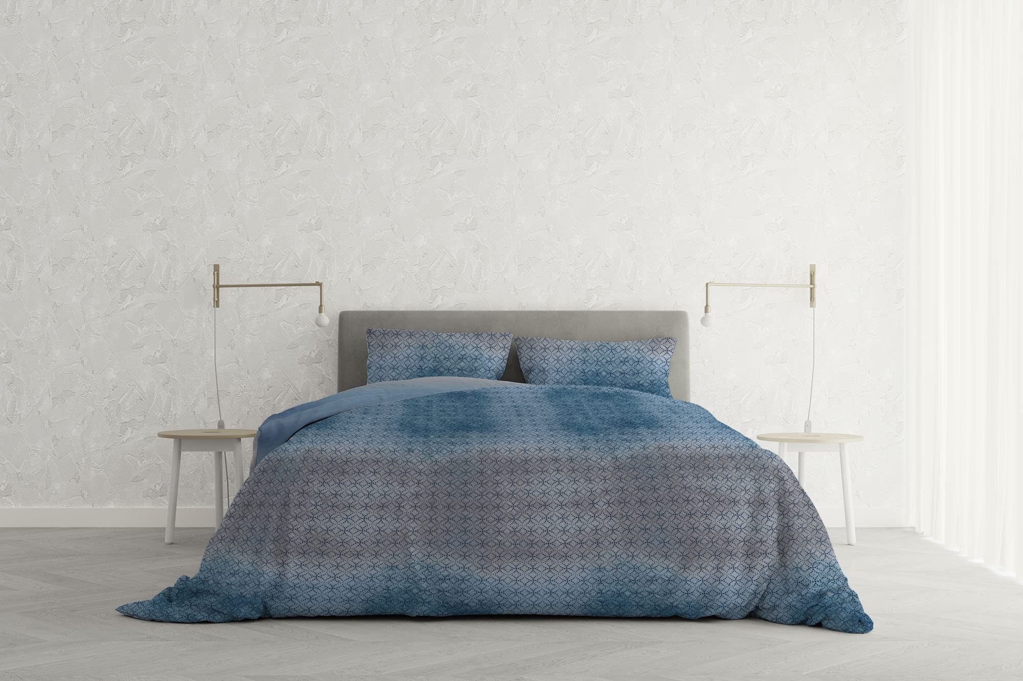 Italian Bed Linen MB Home Italy, Parure Copripiumino Athena Adana Grigio Matrimoniale 92961502