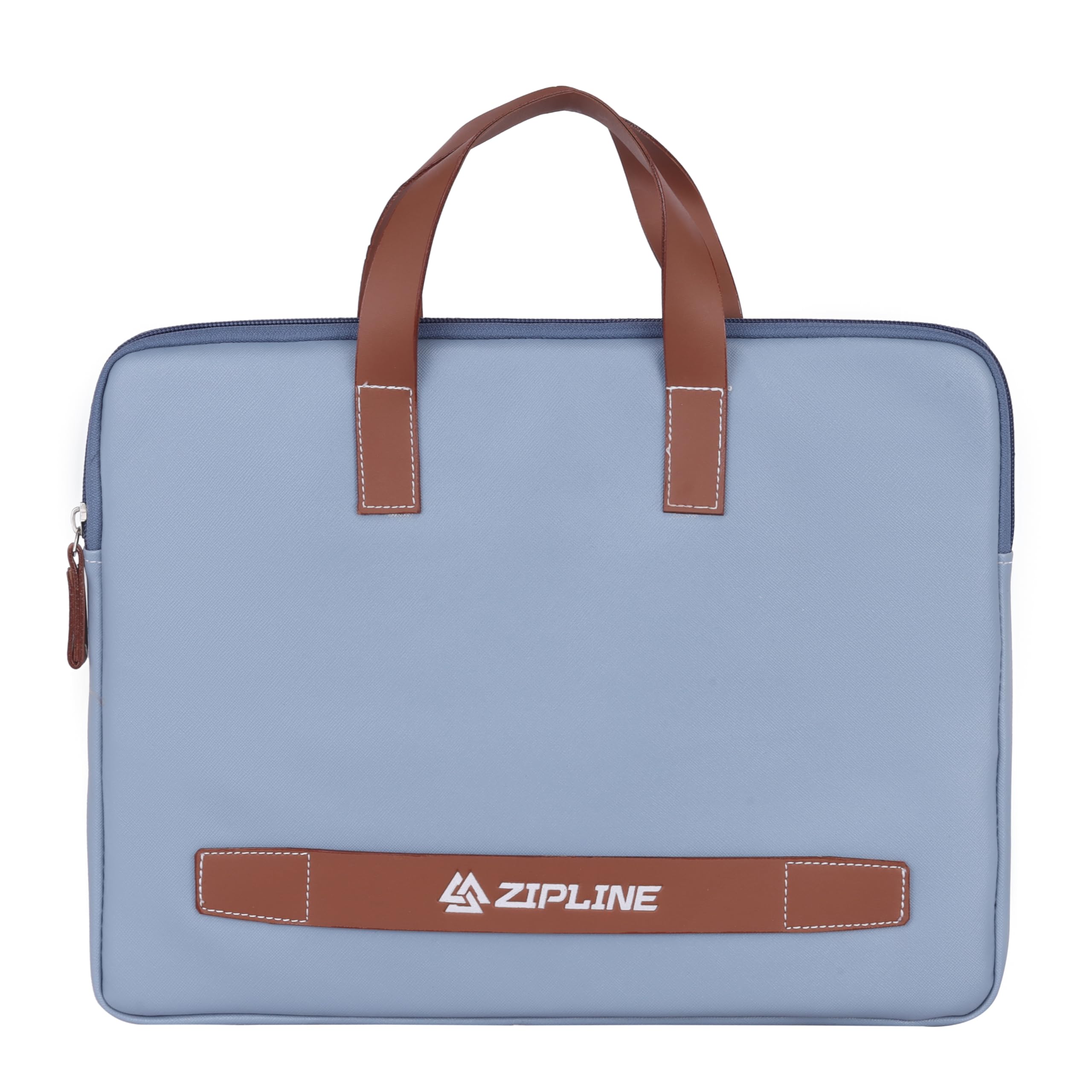 Office Casual Faux Leather laptop handbags for women - Fits 13/13.5/14 inch Laptop/Tablet office bags for women (1-Sky Blue Bag)-image-13