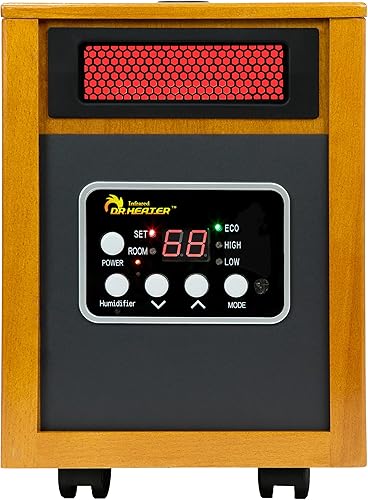 Miniatura 2 de Dr. Infrared Heater - Calentador portátil con humidificador, 1500 W