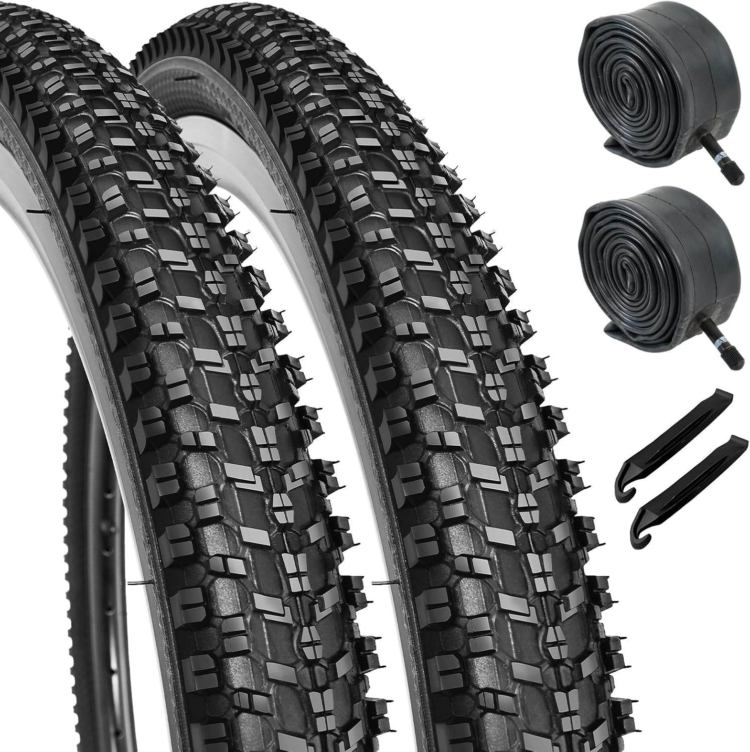 26x1.95 Mountain Bike Tire: Puncture-Resistant and Wear-Resistant 26 Inch Bike Tires - Folding MTB Bike Tire Fit for Mountain Road and Street