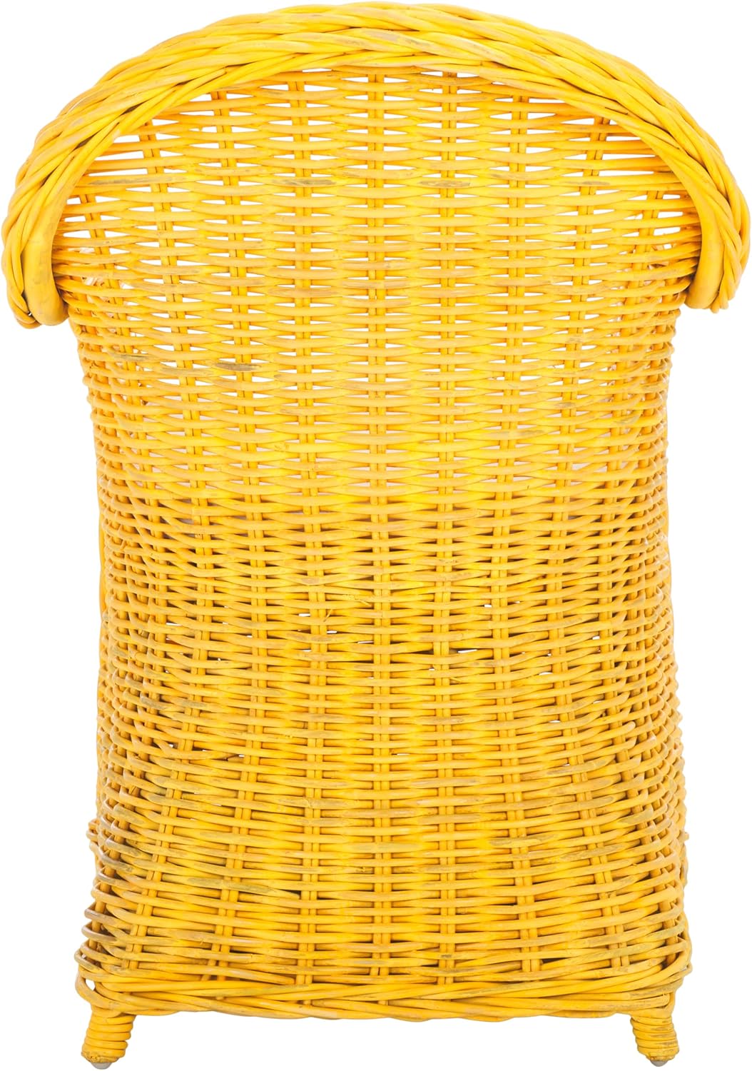 SAFAVIEH Home Collection Callista Yellow Wicker Club Chair
