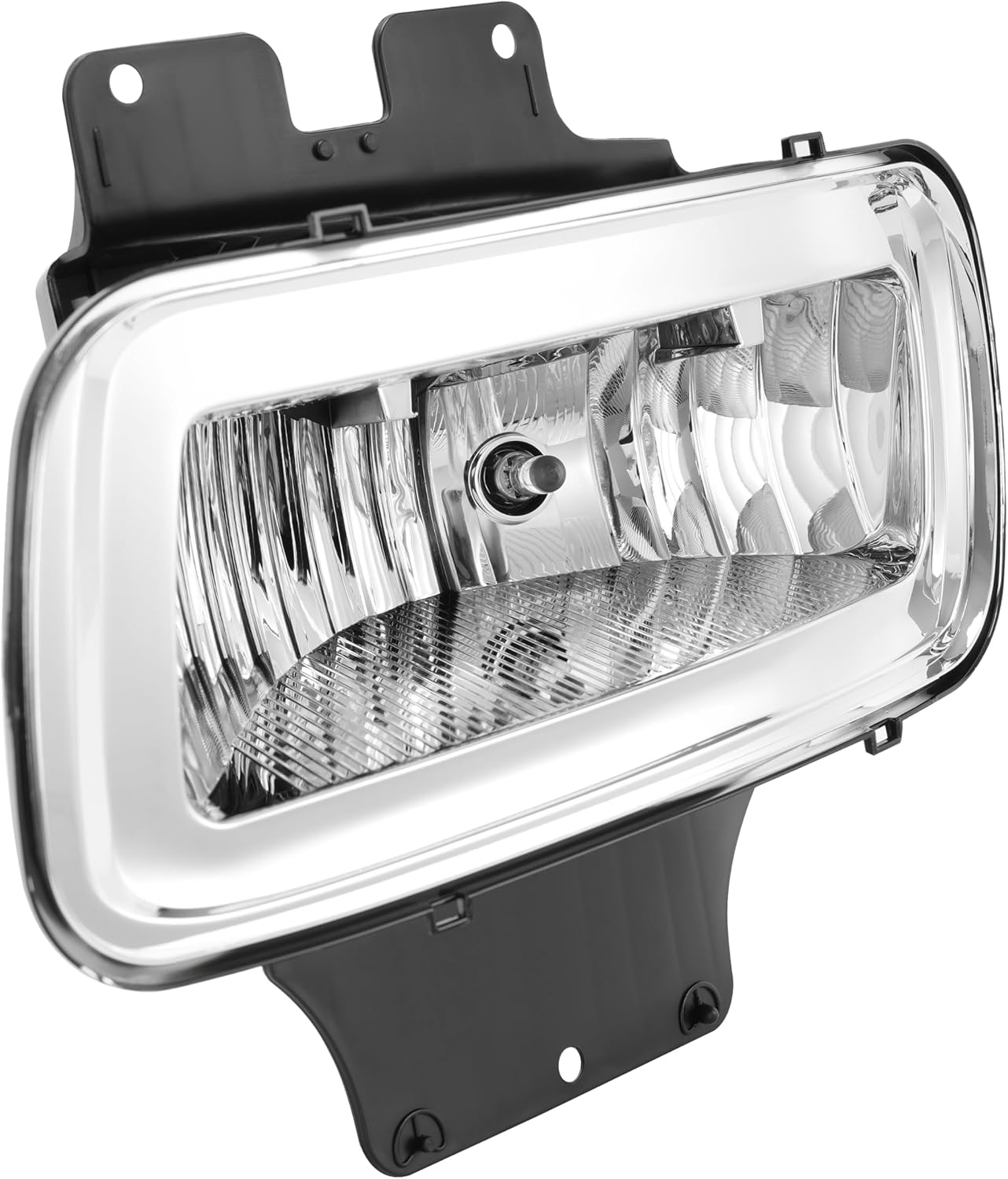 HECASA Fog Lights Compatible with 2004-2006 Ford F-150 Lincoln Mark LT Base Replacement for 5L3Z15200A 5L3Z15201A FO2593209 FO2592209 w/Bracket Fog Lamp Clear Lens Driver & Passenger Side