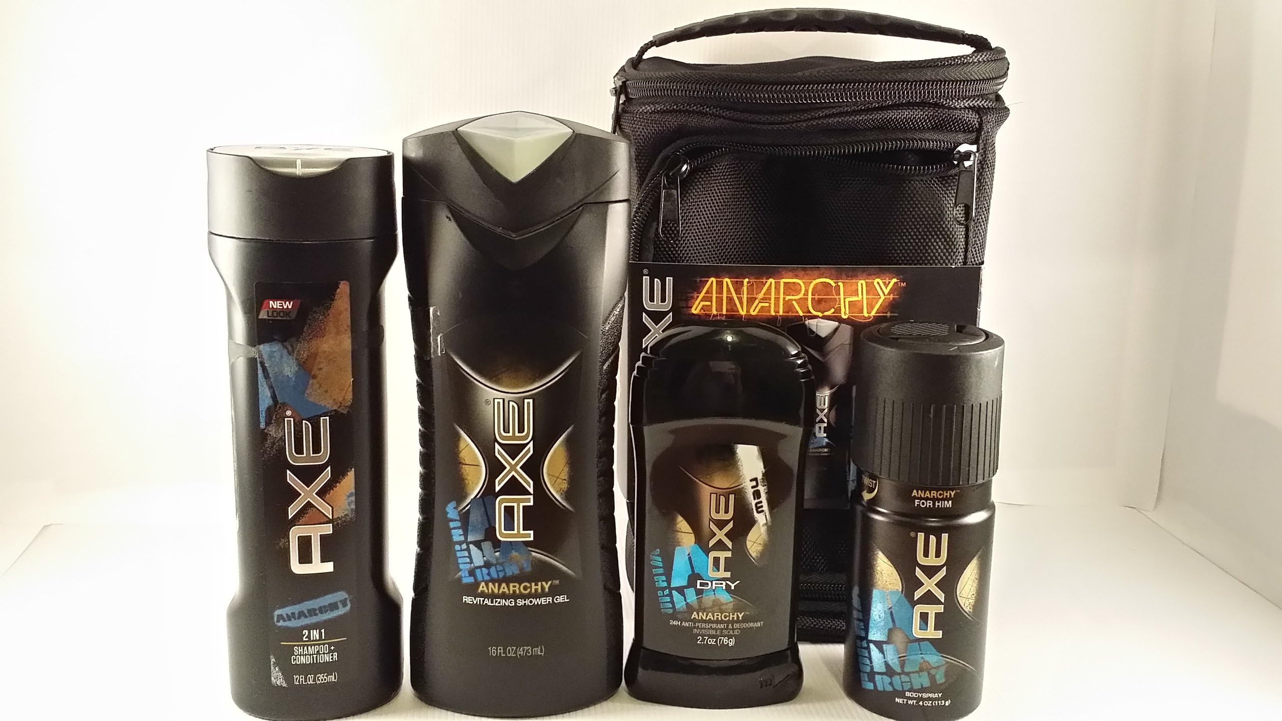 AXE for Him Gift Bag, Anarchy + FREE 2 Pack of Twin Blade Razors