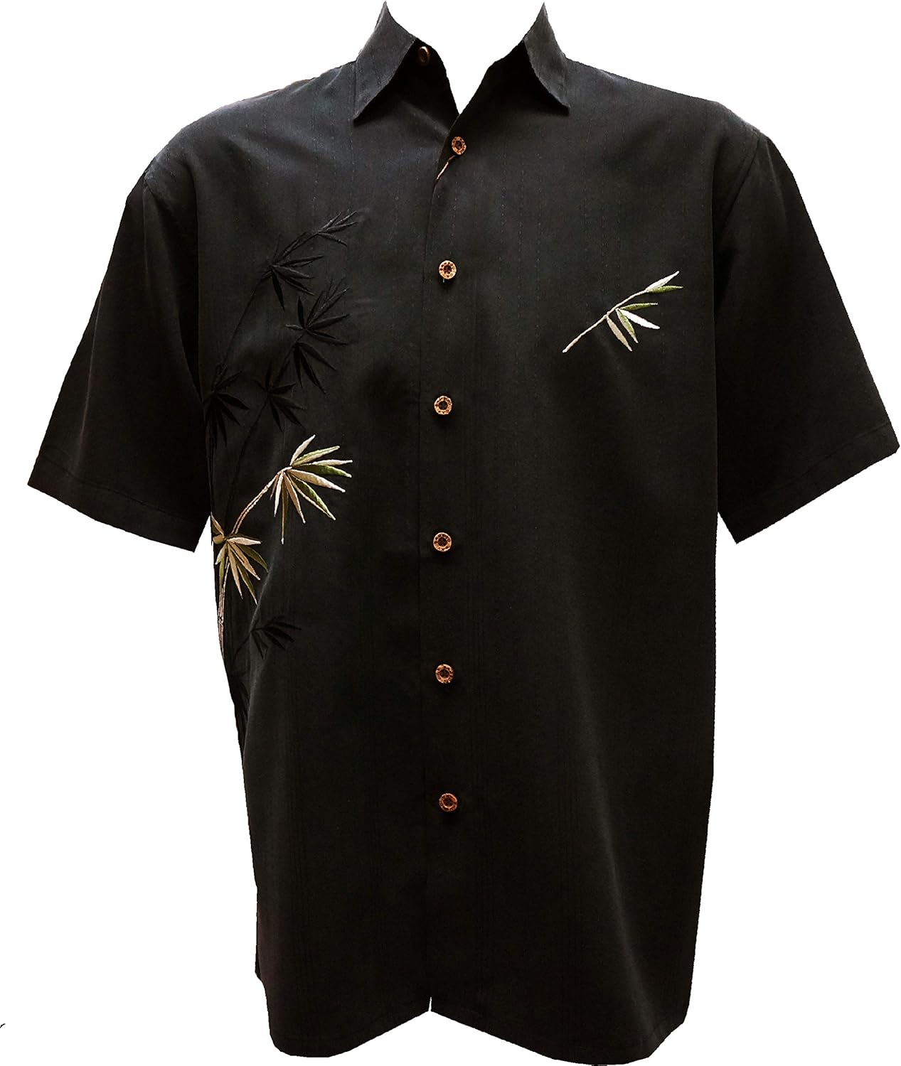 Bamboo Cay BambooBlack Hawaiian Shirt,Small at Amazon Men’s Clothing