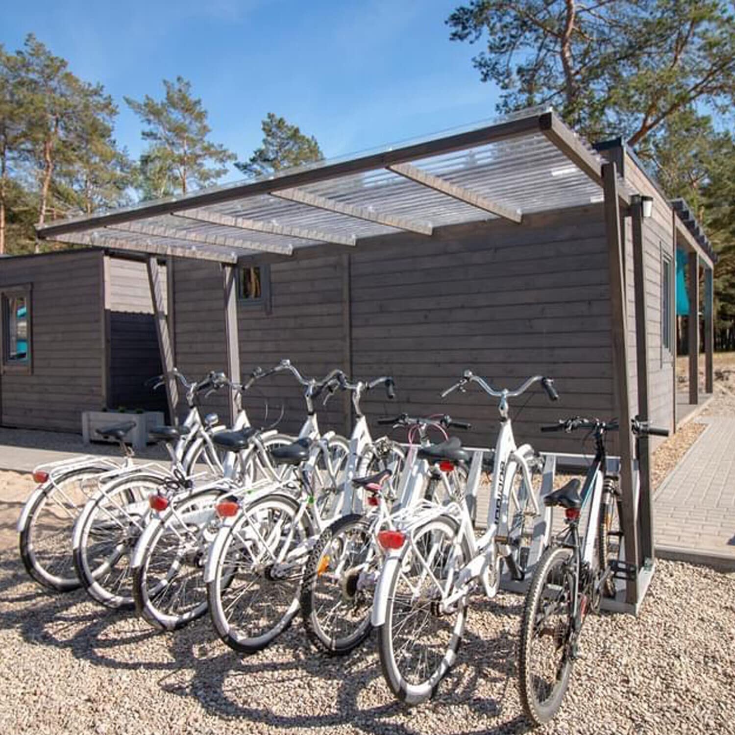 AtHaus® Polycarbonat Hohlkammerstegplatten - Zuschnitt nach Maß - 1280 x 720 mm - 6 mm Stärke - UV-beständig, wetterfest & transparent - Stoßfeste Doppelstegplatte als Gewächshausplatte