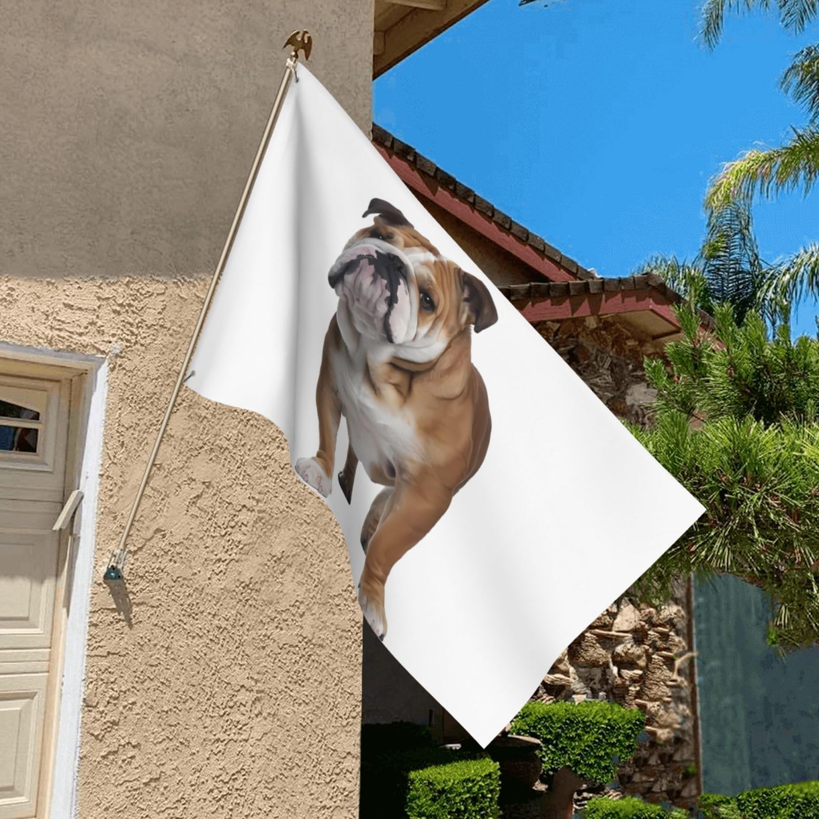 Amazon.com : English-Bulldog Flag 3x5 Ft Outdoor Double Sided