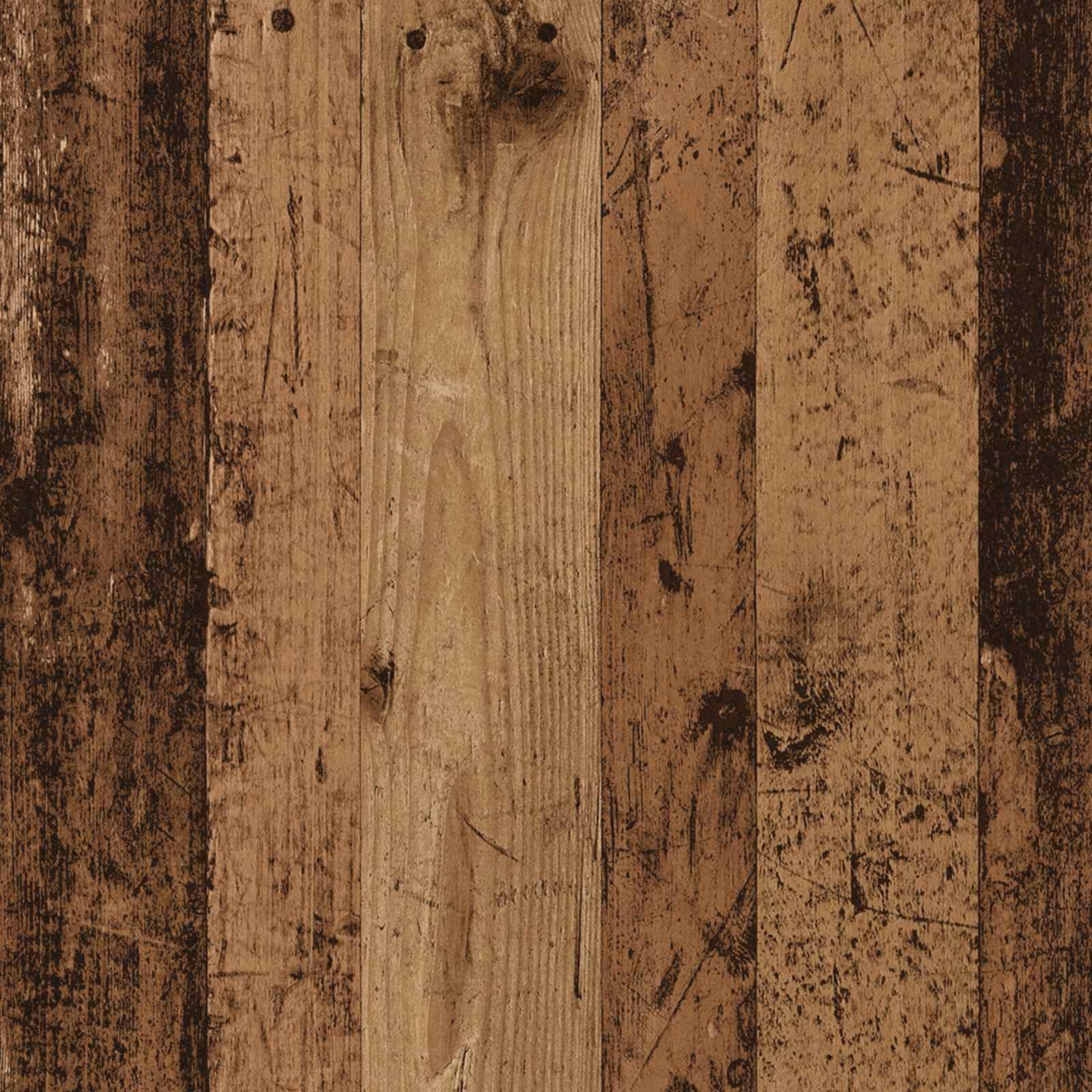 Faltbares Hundegitter 8-TLG Altholz 60x60cm | Verzinkter Stahl, platzsparend faltbar, einfache Montage, stabil für Innenbereich