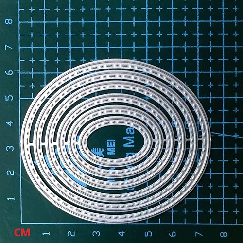Miniatura 6 de Troqueles de corte Triángulo Cuadrado Rectángulo Redondo Ellipse Metal Molde de Metal para Álbum de recortes DIY Tarjeta de papel
