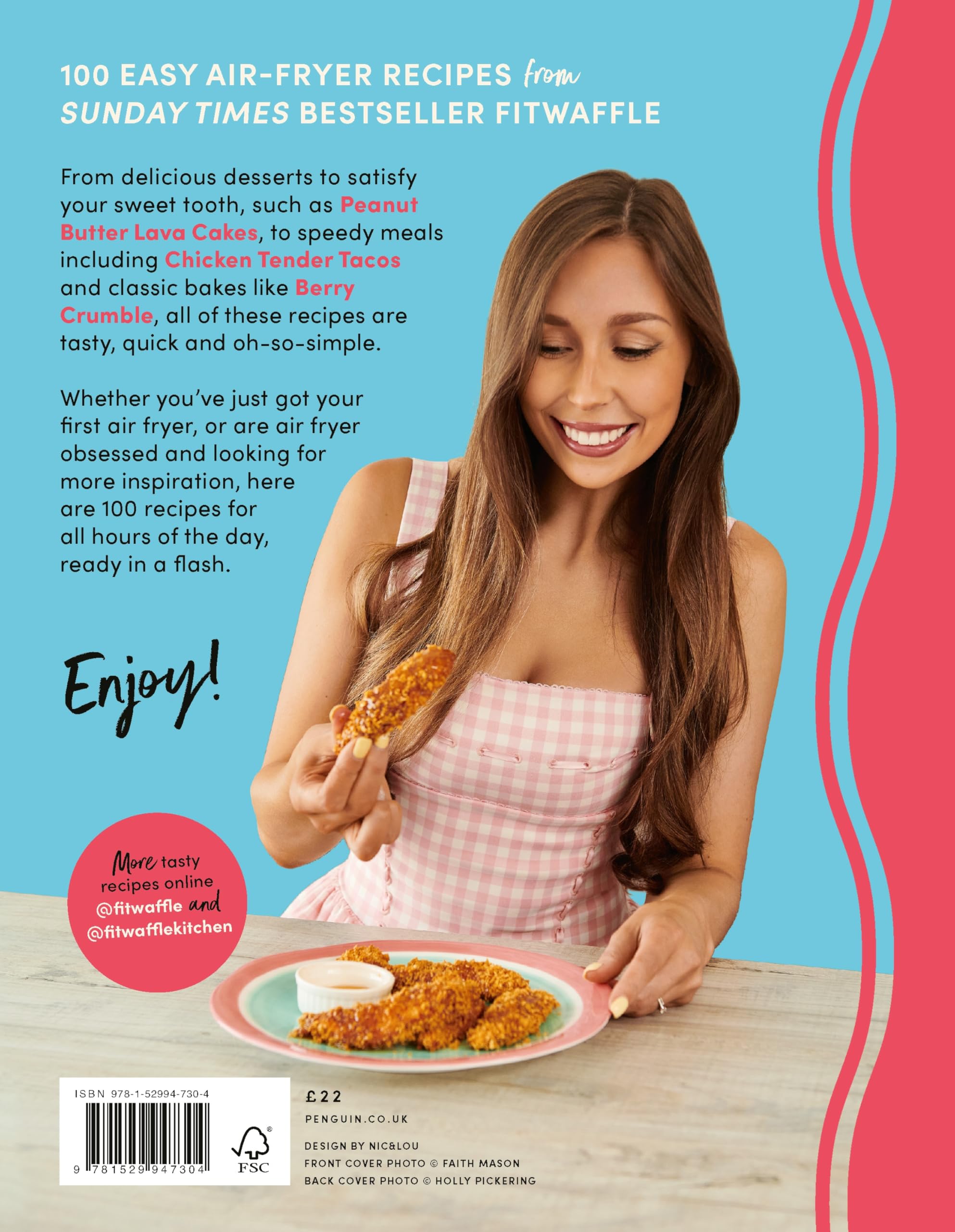 Fitwaffle’s Easy Air Fryer: 100 of my best bakes, quick desserts and simple meals