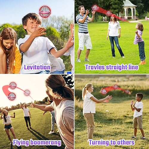 Miniatura 5 de Bola de orbe voladora Galaxy Ball  Bola cósmica mejorada 2023 para niños, adultos, niños y niñas, bola voladora giratoria de 360 para interiores y