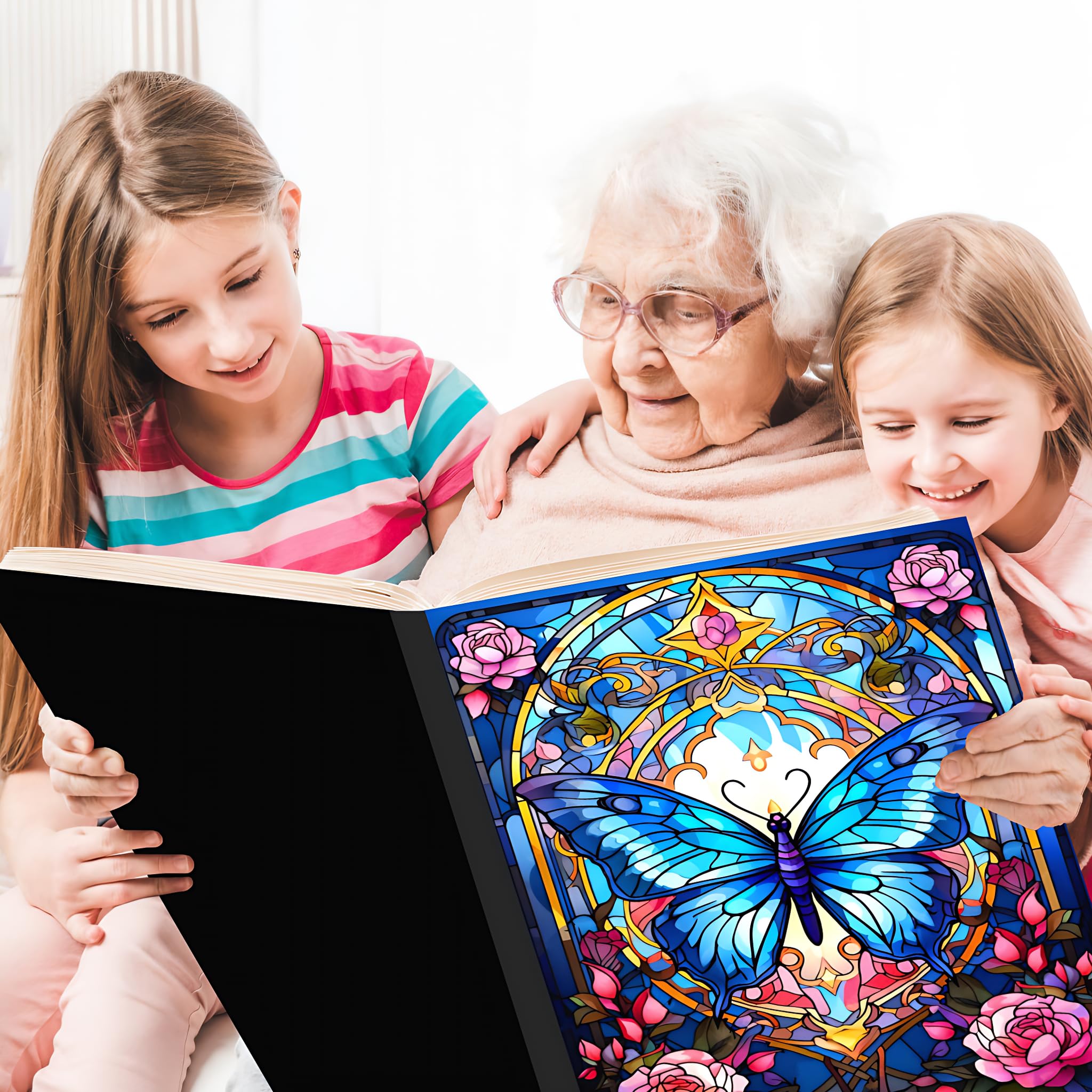 Diamond Painting Bilder Album A2, Raccoglitore per Dipinti a Diamante 5D, Diamond Painting Sammelmappe A2, Diamond Painting Storage Book (Copertina Colori, 30 Tasche 60 Pagine)