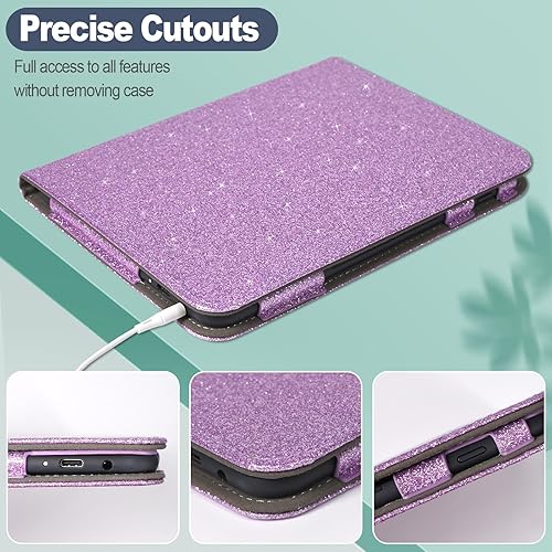 Miniatura 7 de Caweet Funda para Nook GlowLight 4 Plus de 7.8 pulgadas versión 2023, funda protectora plegable de piel sintética de alta calidad con ranura para