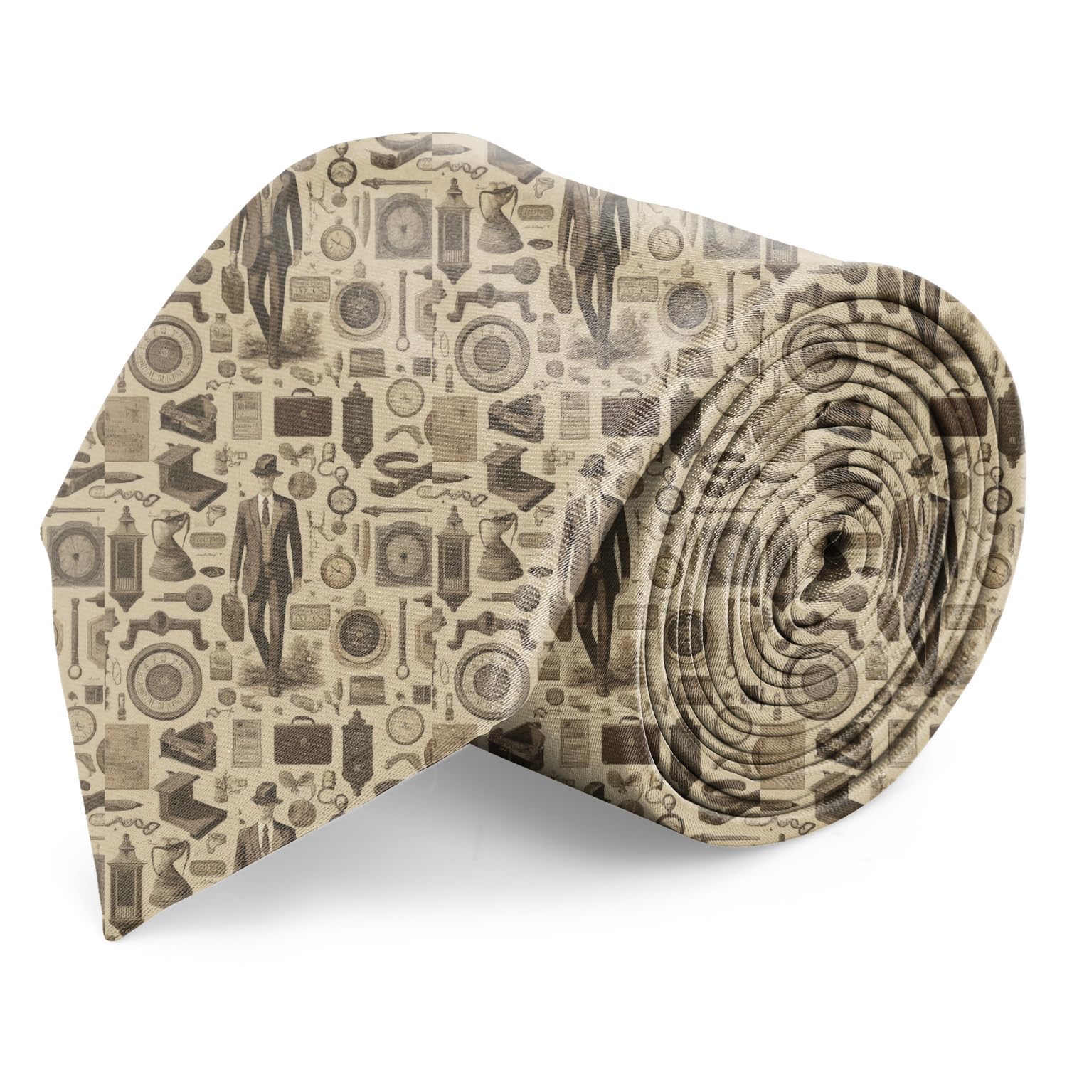 Time Traveller Printed Necktie for Men-image-20