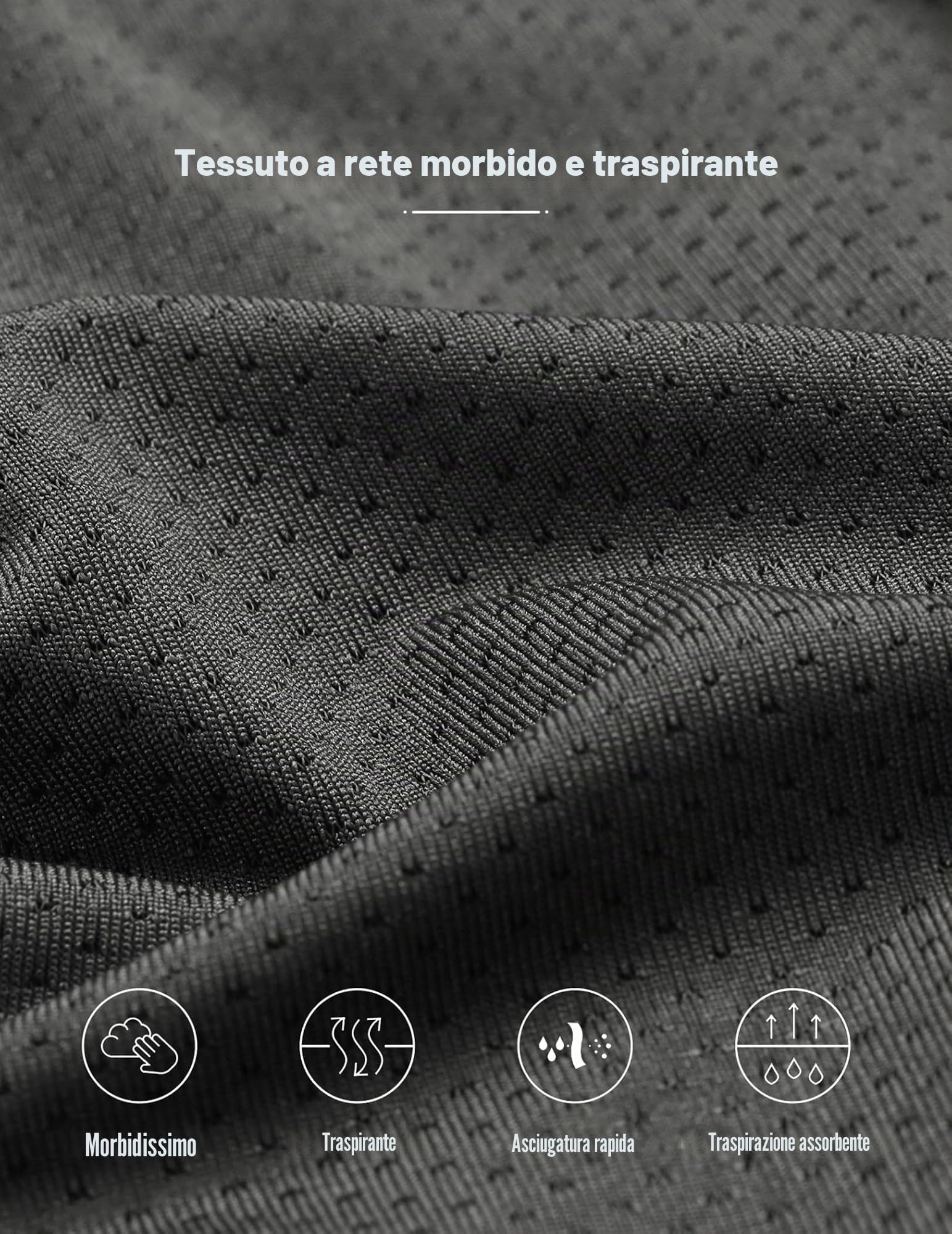 PINSPARK Pantaloncini sportivi da donna, a vita alta, 2 in 1, con tasca, ad asciugatura rapida, per fitness, yoga, sport, jogging, allenamento
